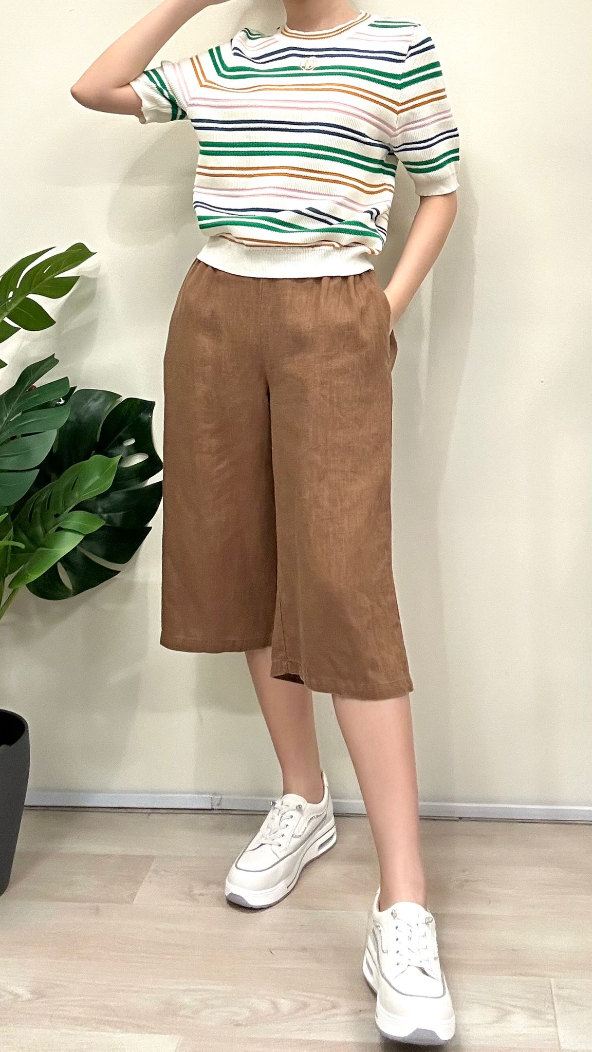 (D2053)Linen Pants