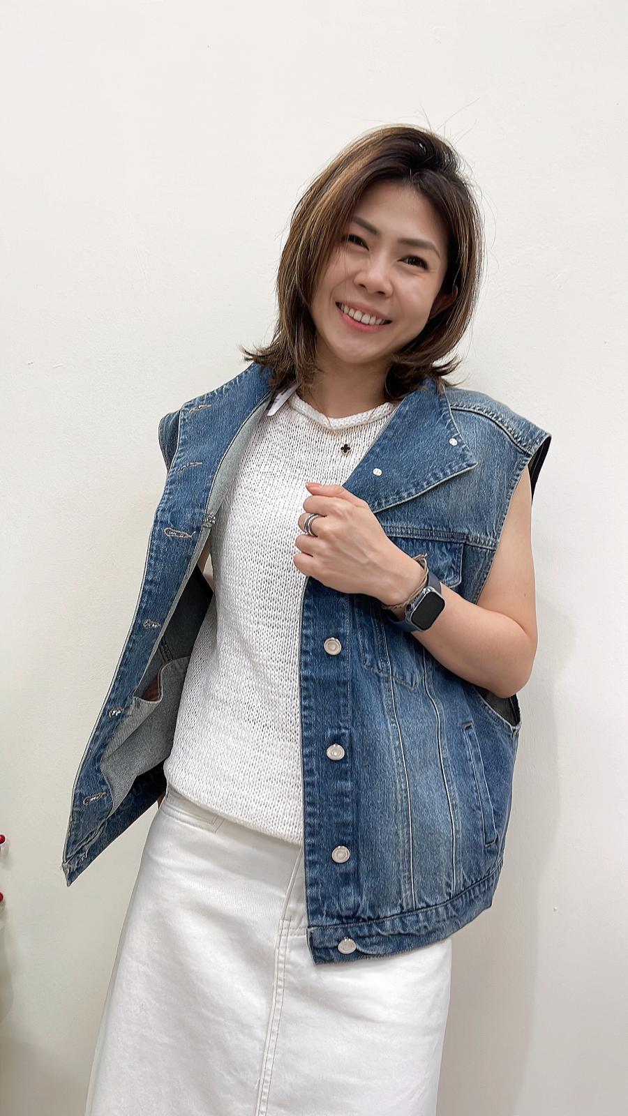 (D117)Denim Vest
