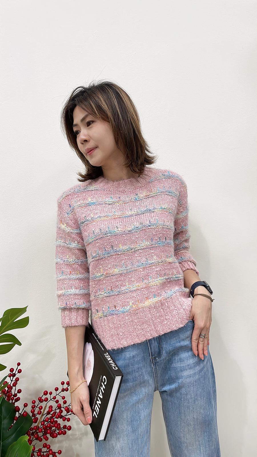 (D4116)Knitted Sweater