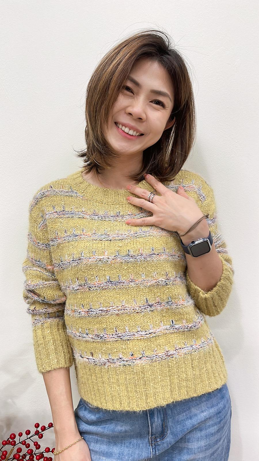 (D4116)Knitted Sweater