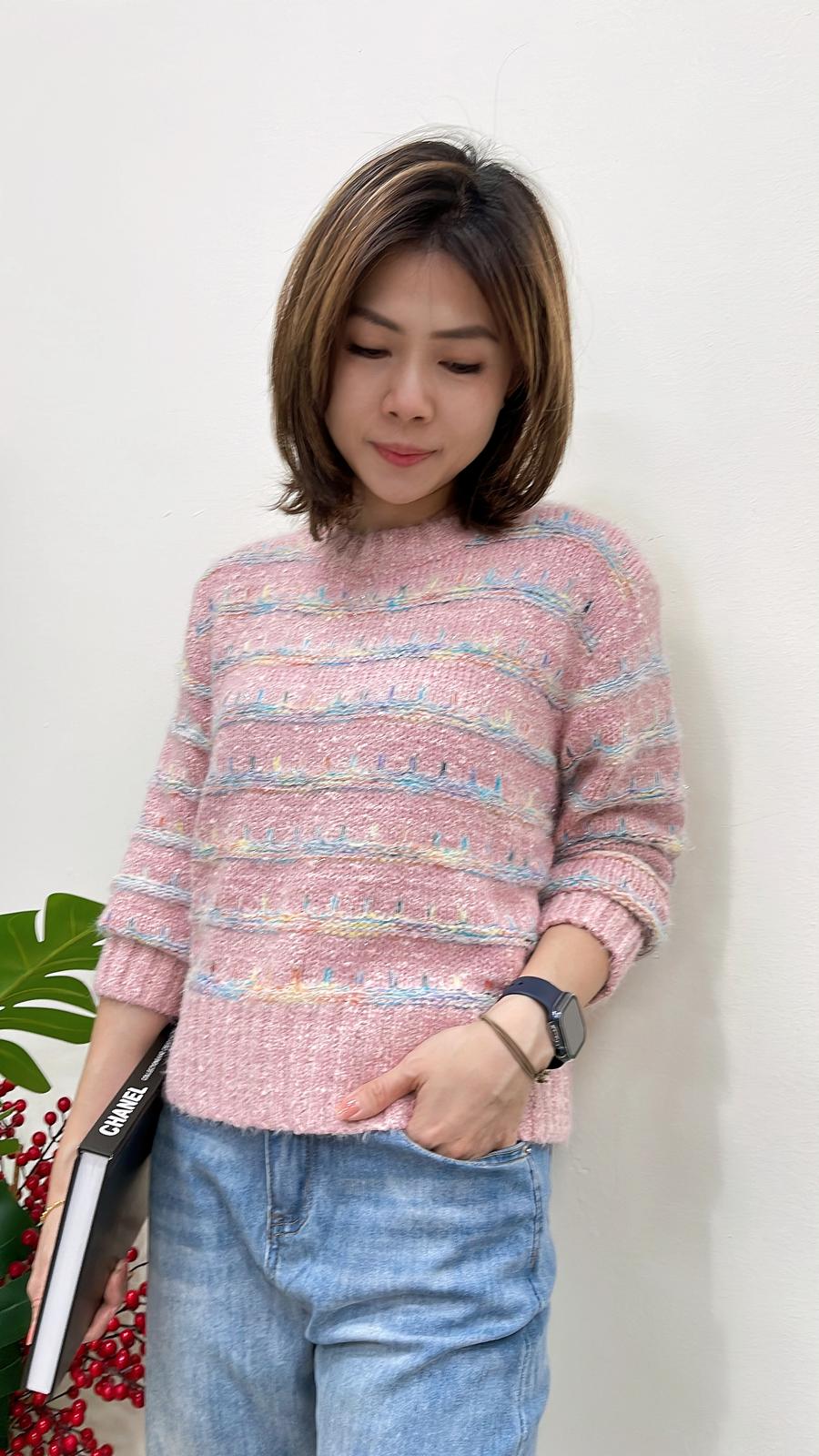 (D4116)Knitted Sweater
