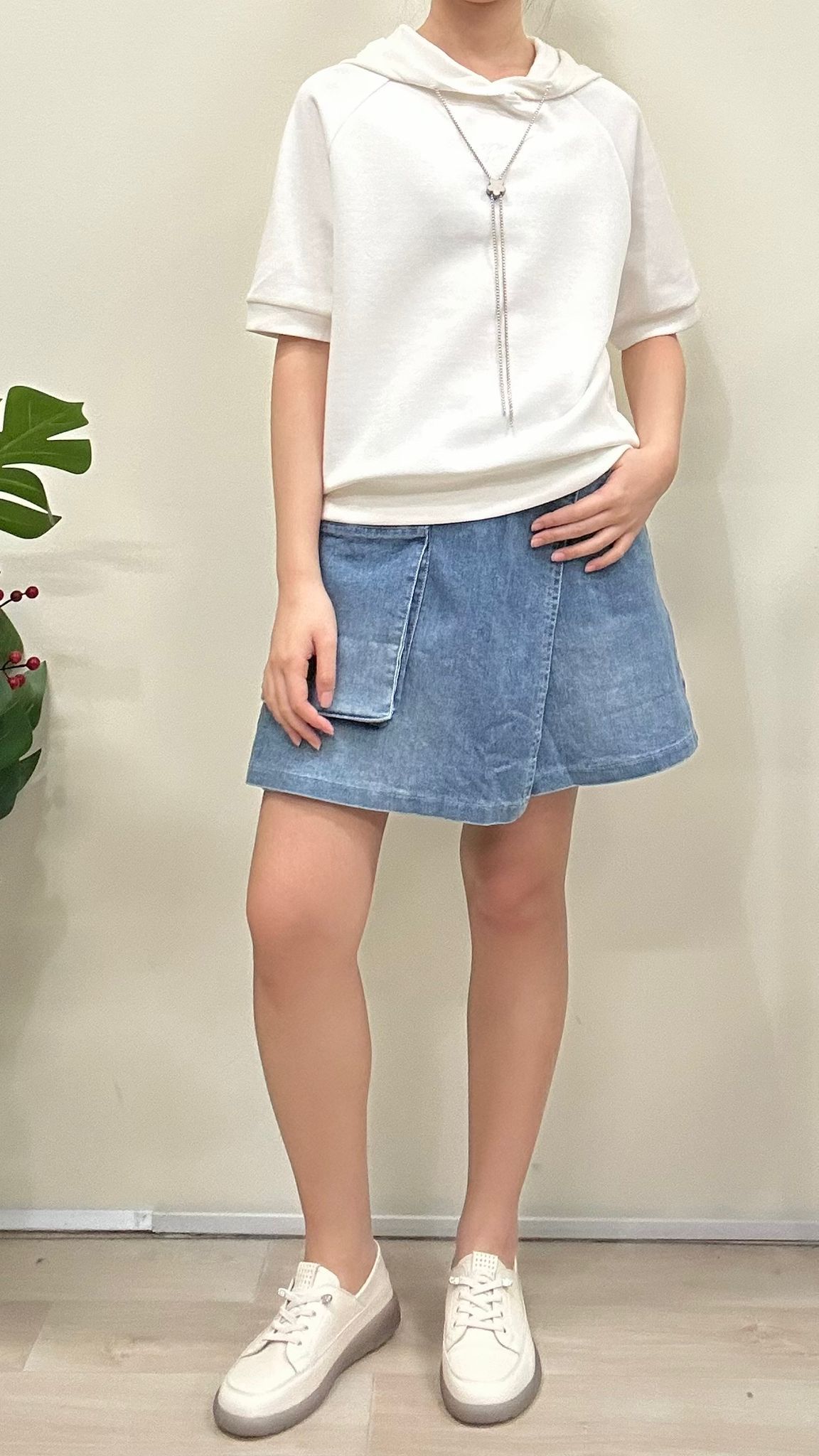(D2238)Denim Shorts