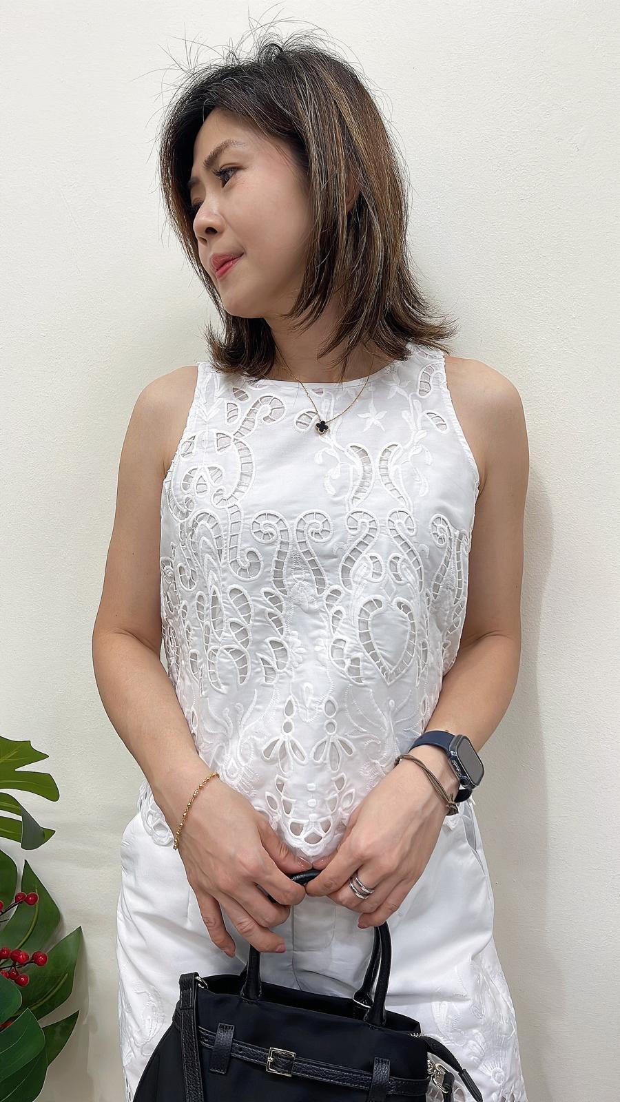 (D4157)Sleeveless Top