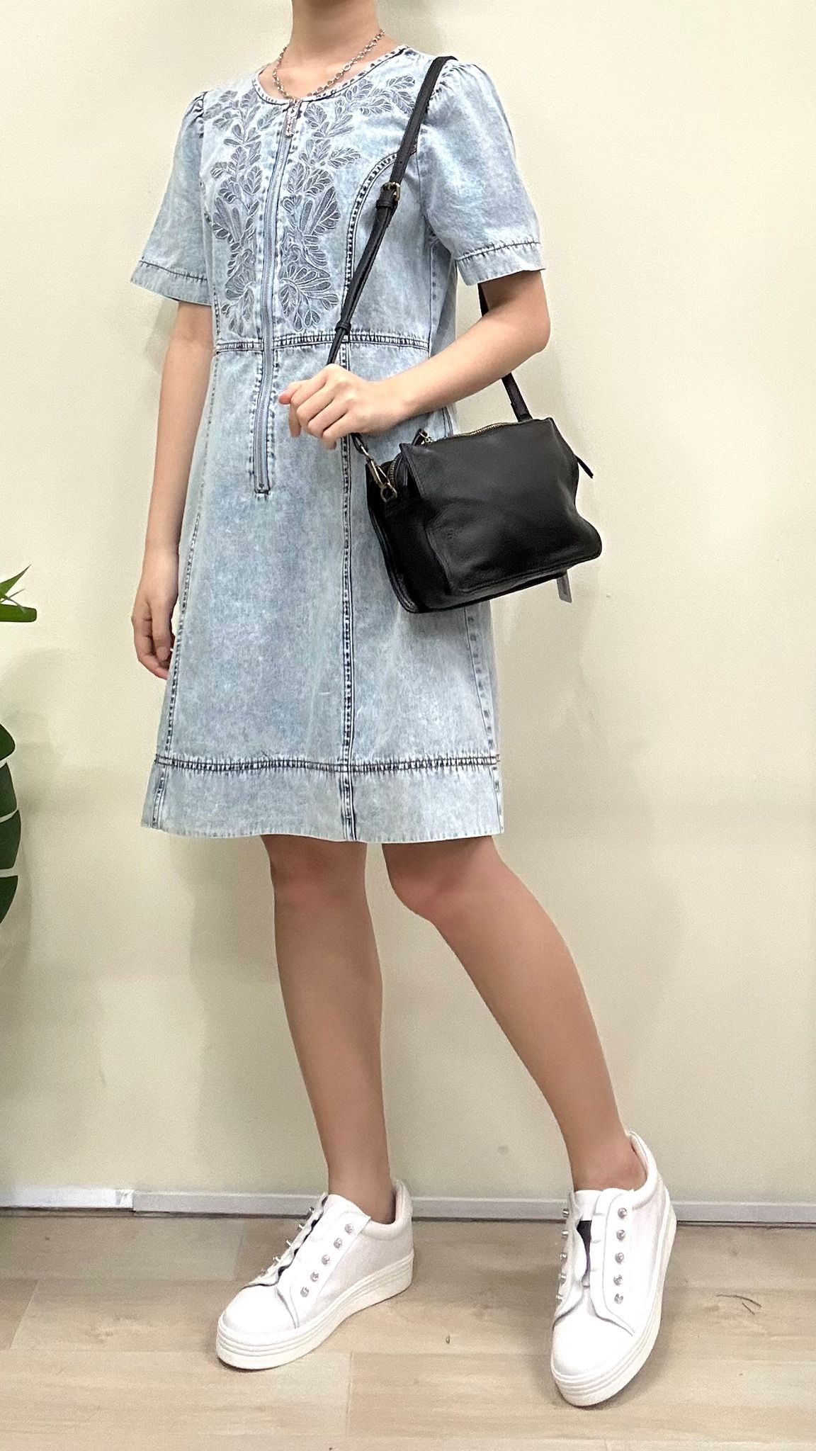 (D579)Denim Dress