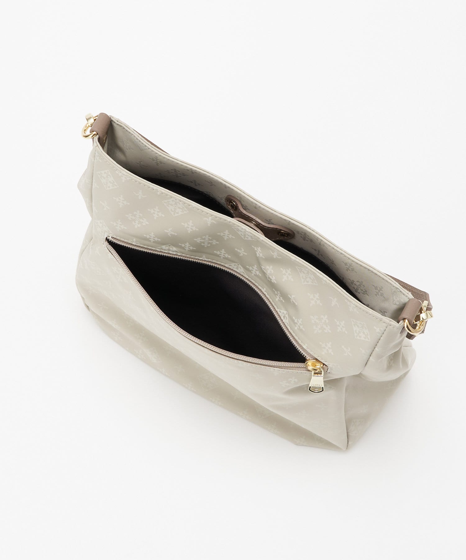 *4-6 WEEKS* (1178)Russet Large Shoulder Bag (Nylon Jacquard)