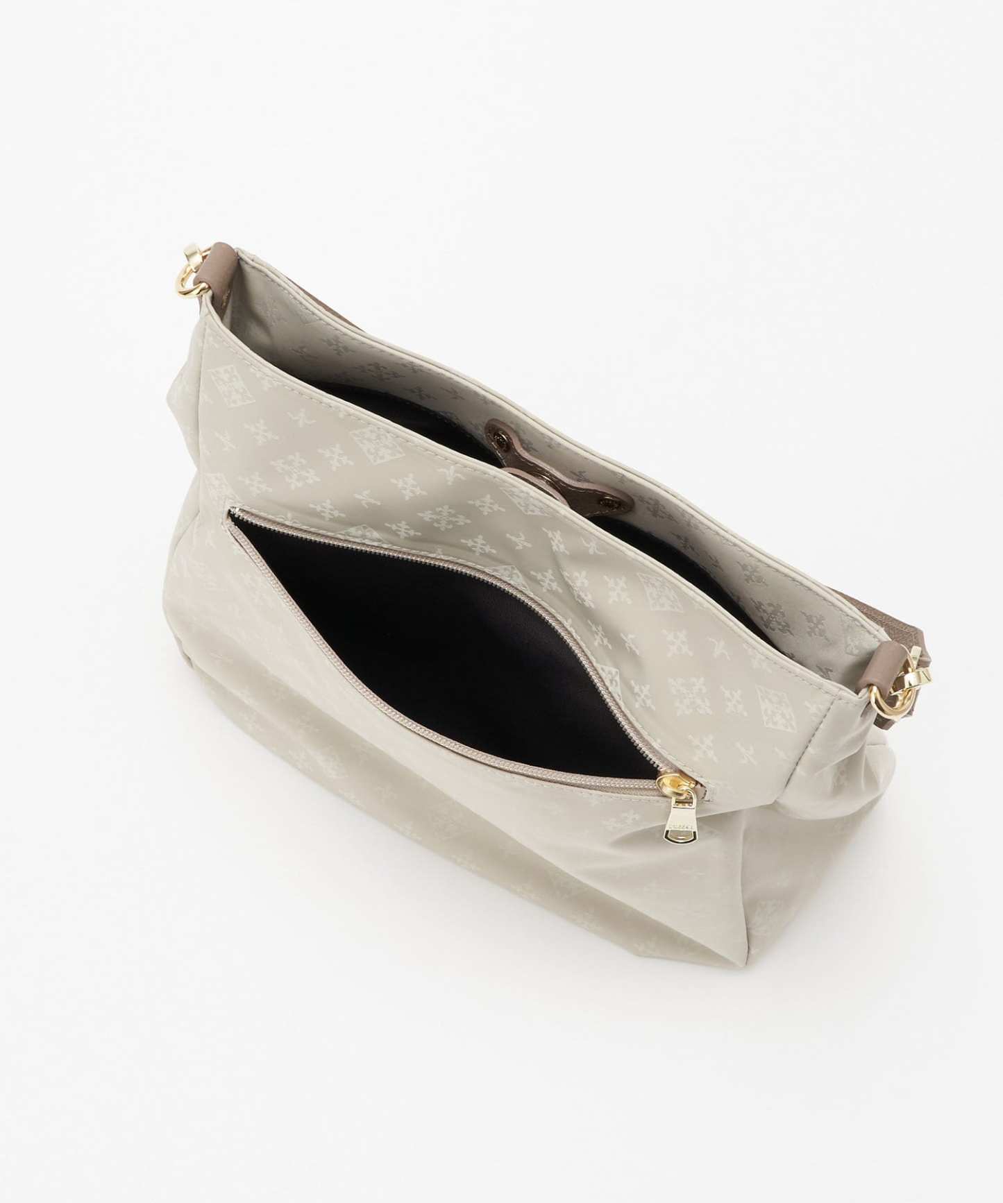*4-6 WEEKS* (1178)Russet Large Shoulder Bag (Nylon Jacquard)