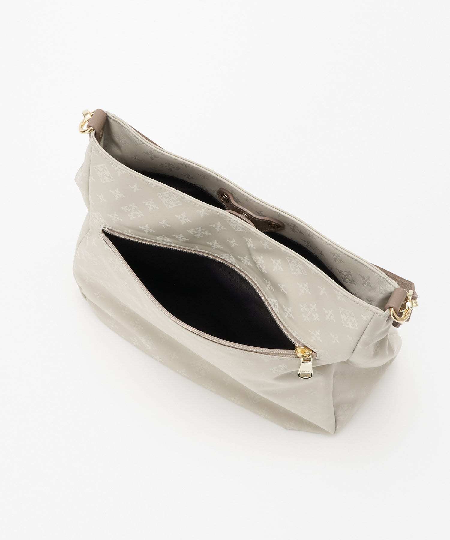 *4-6 WEEKS* (1178)Russet Large Shoulder Bag (Nylon Jacquard)