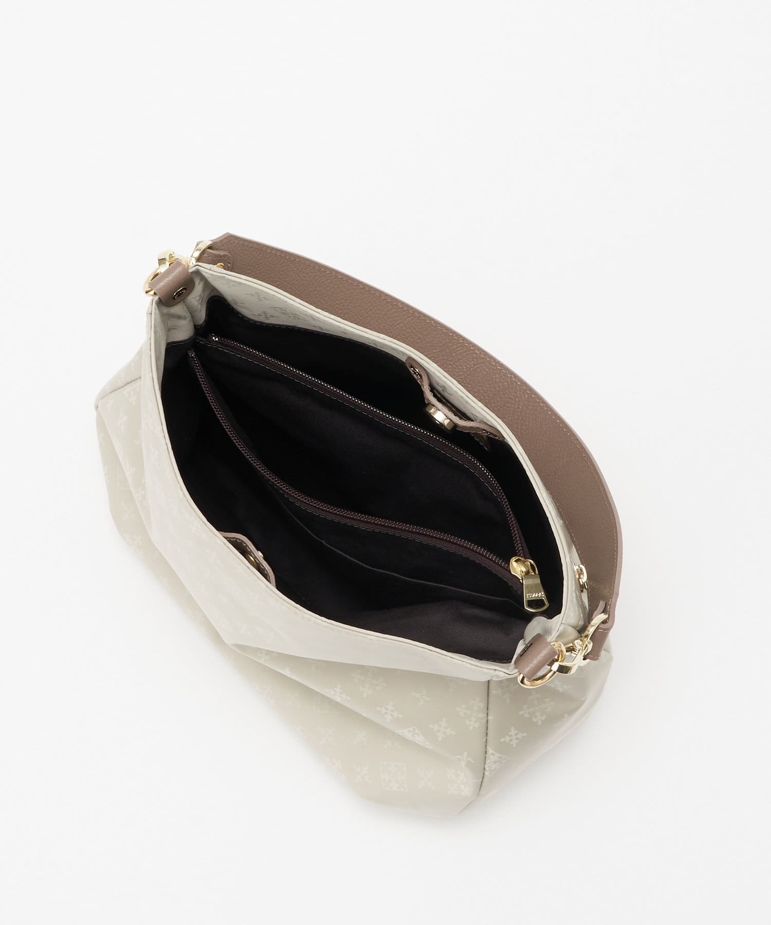 *4-6 WEEKS* (1178)Russet Large Shoulder Bag (Nylon Jacquard)