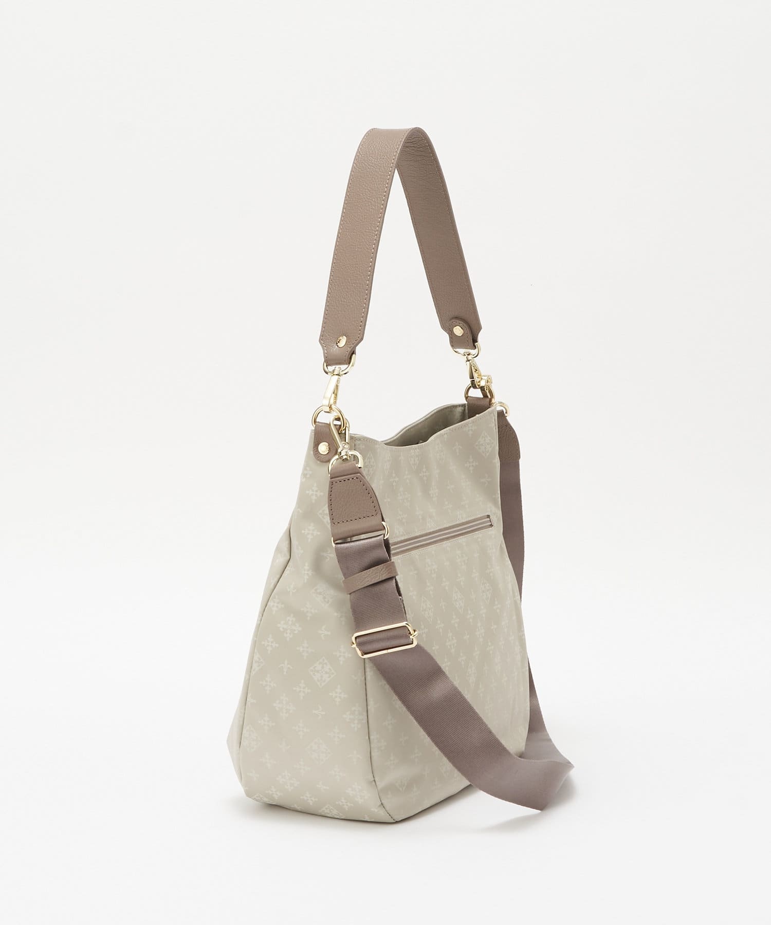 *4-6 WEEKS* (1178)Russet Large Shoulder Bag (Nylon Jacquard)