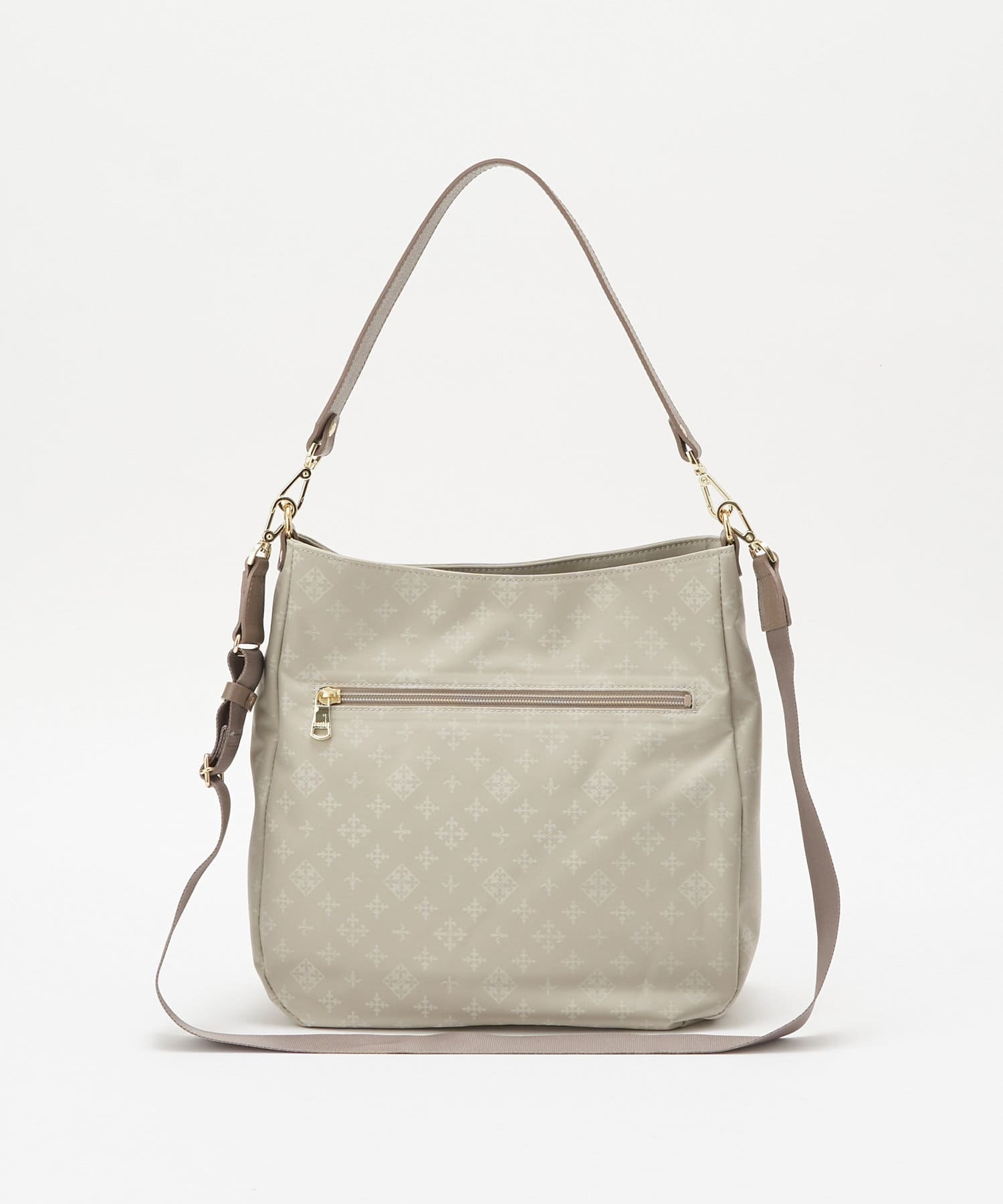 *4-6 WEEKS* (1178)Russet Large Shoulder Bag (Nylon Jacquard)