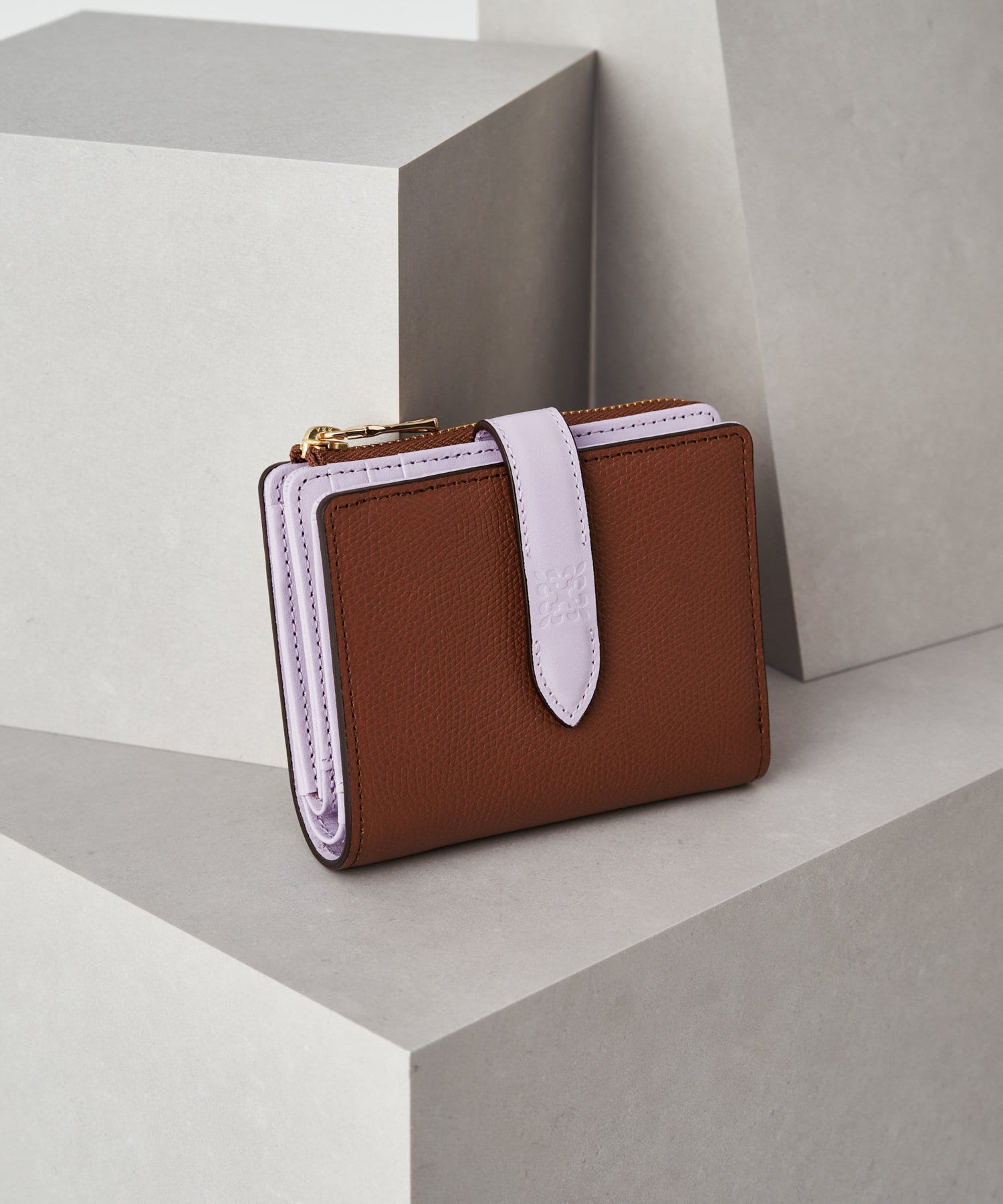 Russet Leather Belt Half Wallet