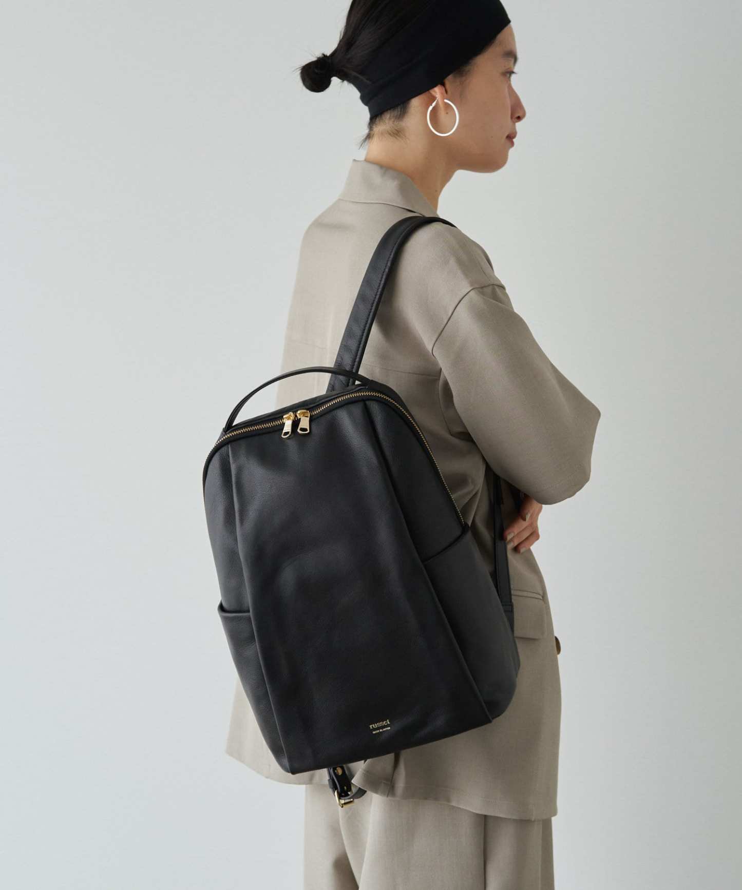 *4-6 WEEKS* (1373)Russet Leather backpack