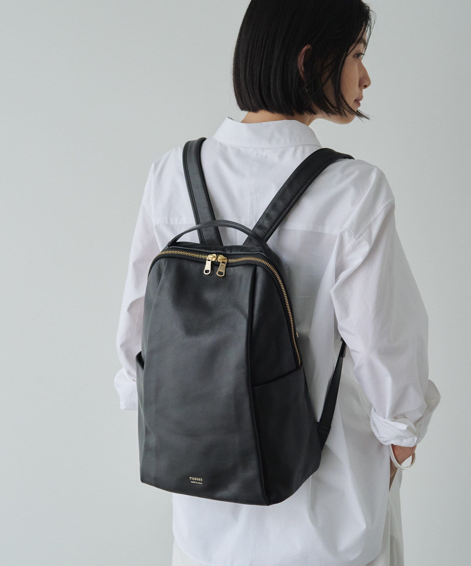 Russet Leather backpack