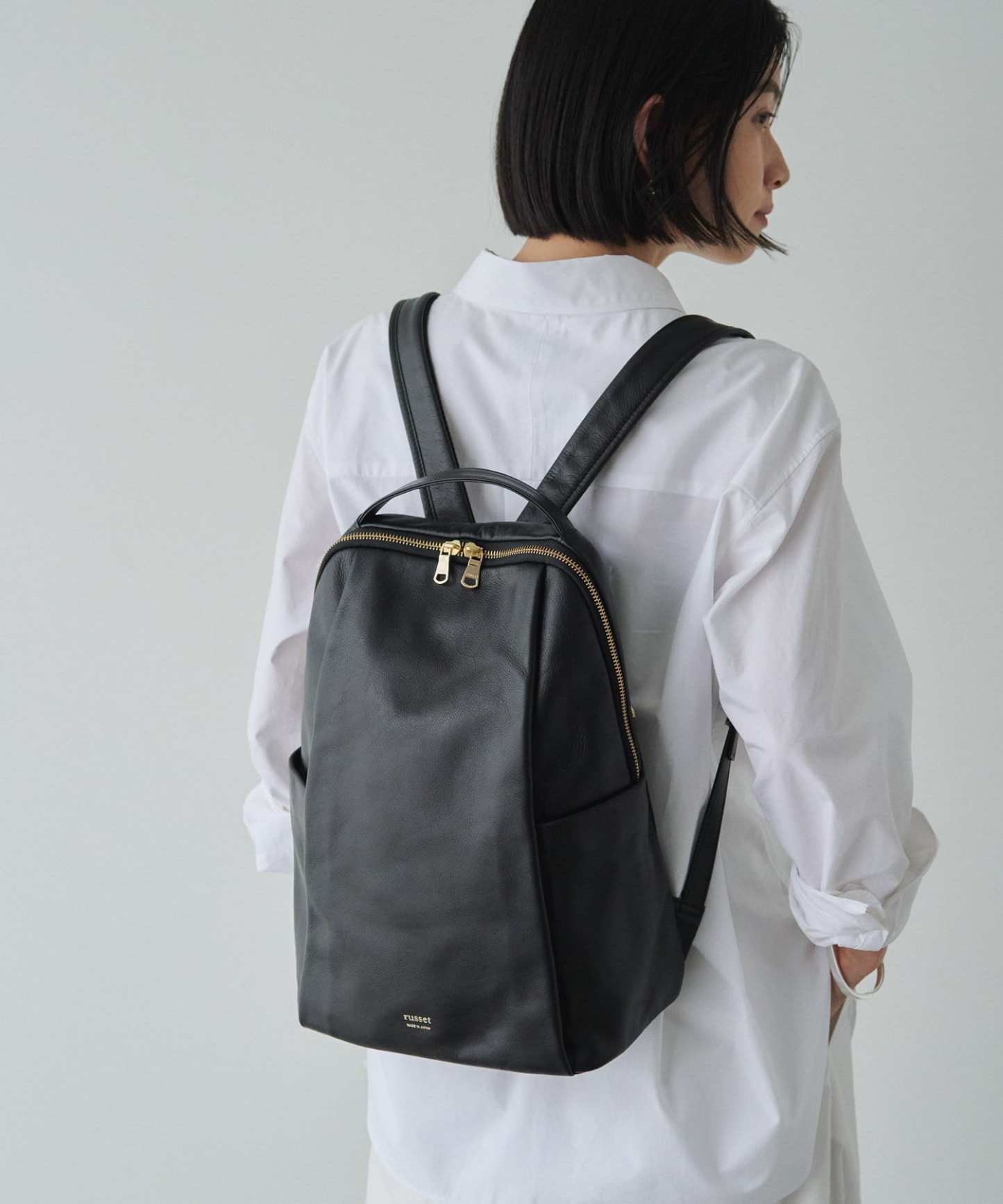 Russet Leather backpack