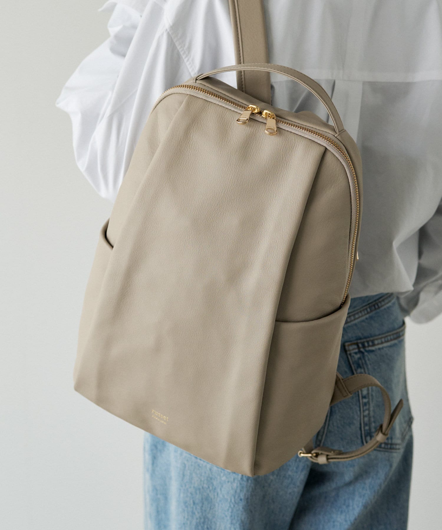 *4-6 WEEKS* (1373)Russet Leather backpack