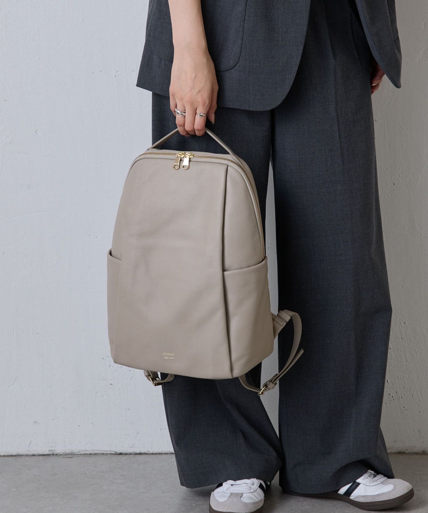 *4-6 WEEKS* (1373)Russet Leather backpack