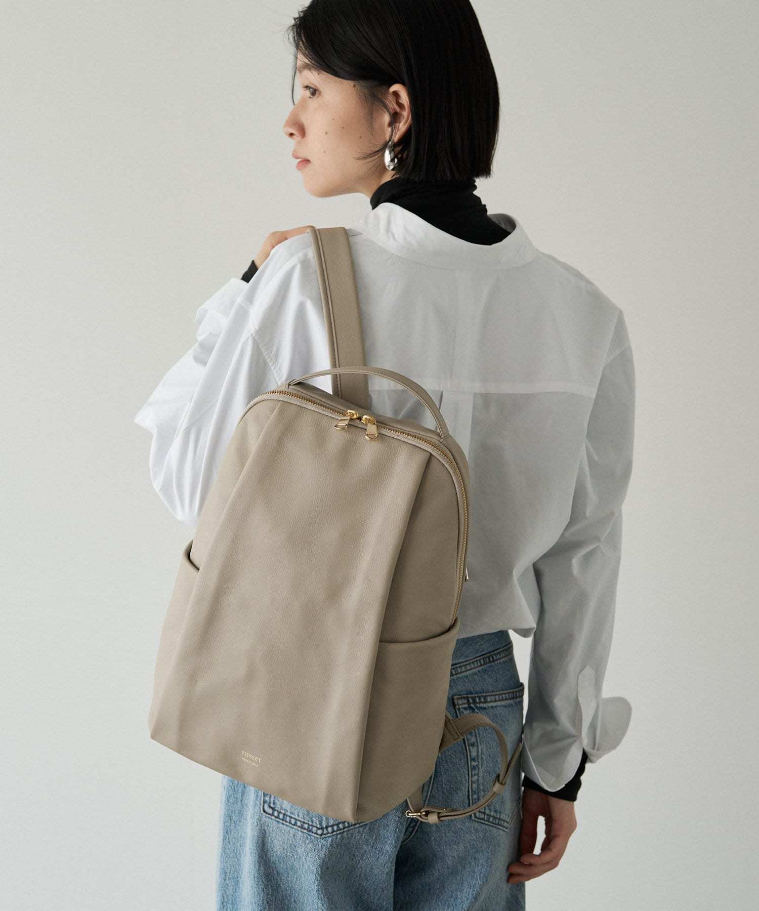 Russet Leather backpack