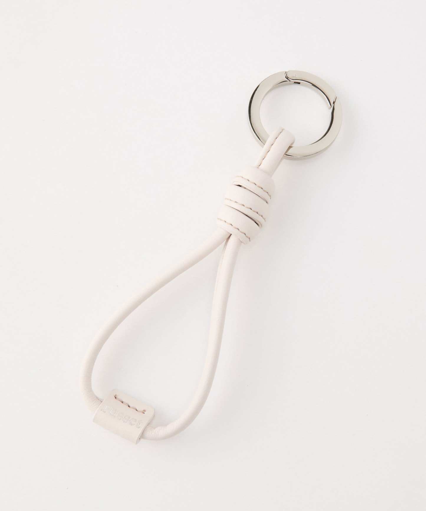 Russet Leather key ring