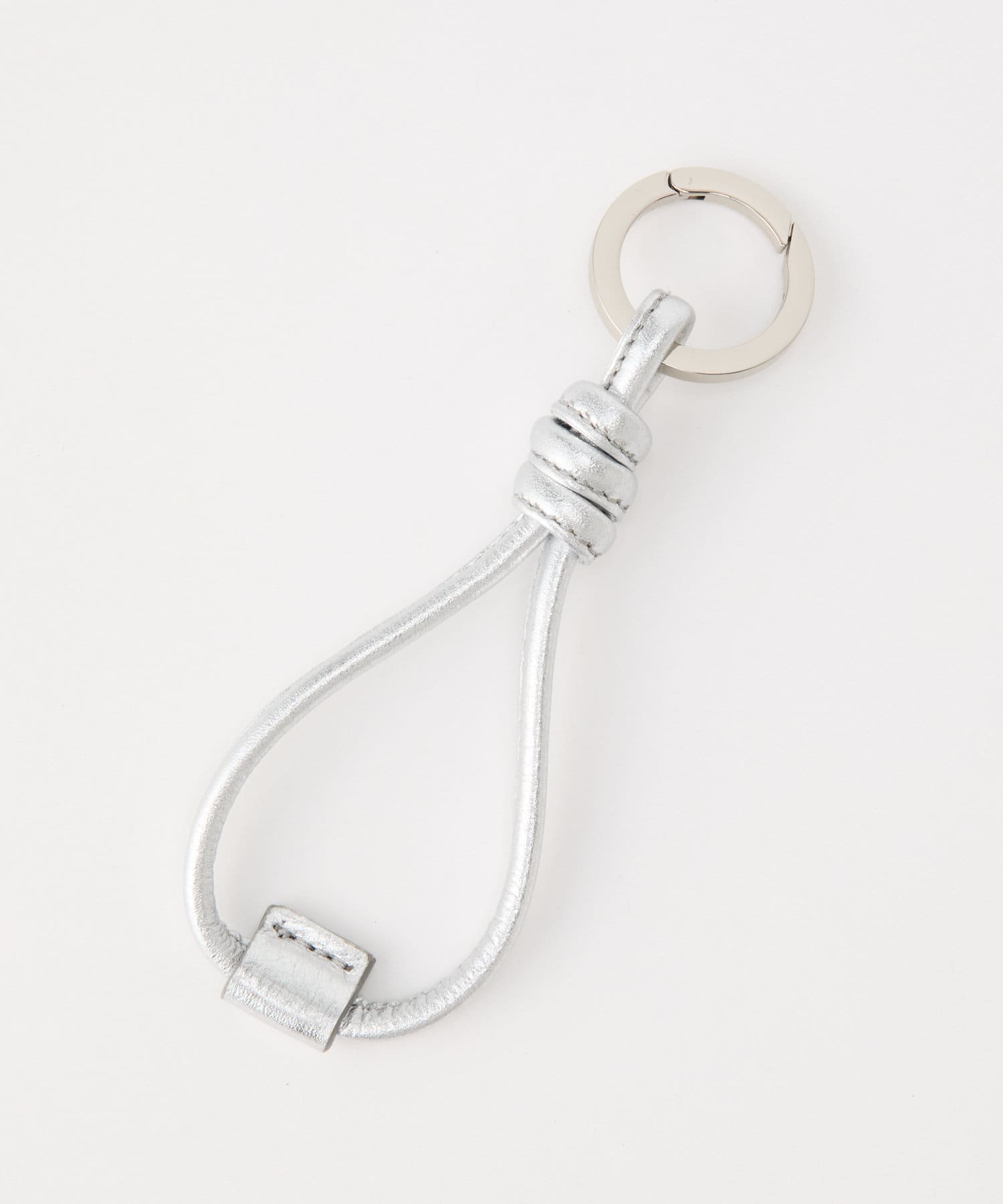 Russet Leather key ring