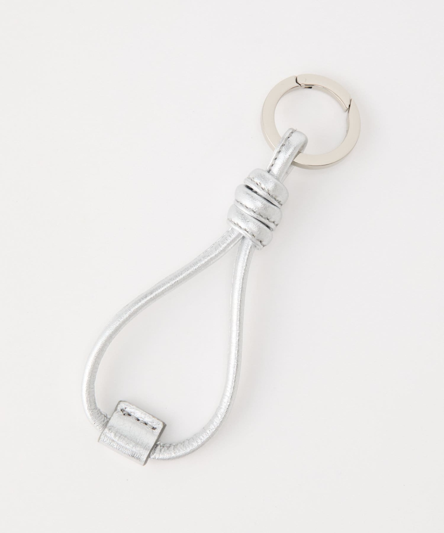 Russet Leather key ring