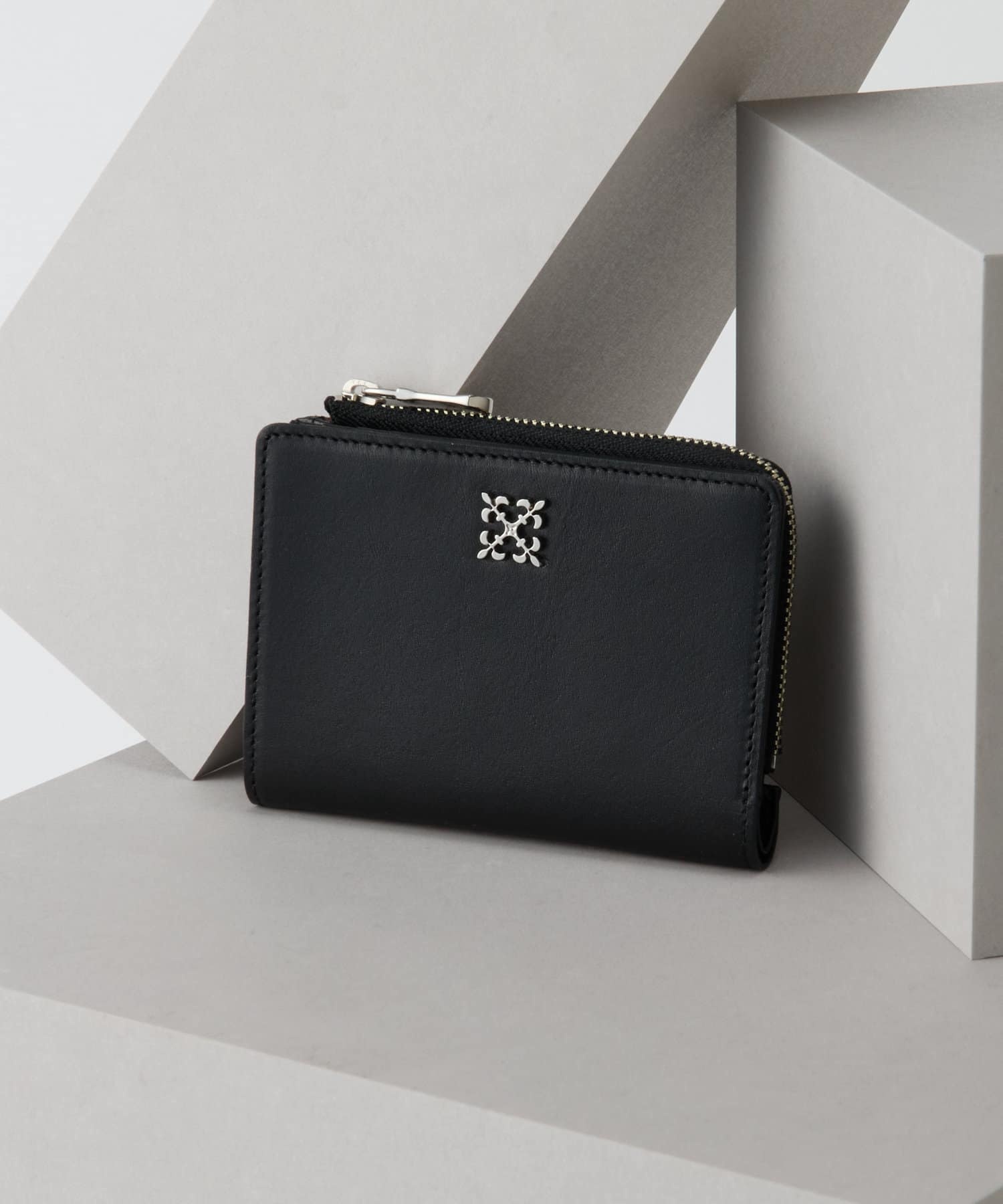 Russet Mini Monogram Plate Half Wallet