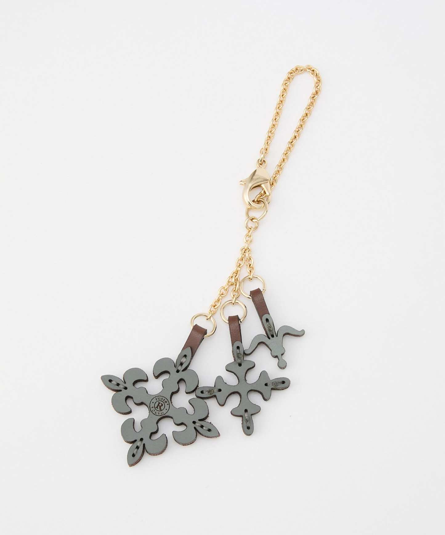 Russet Monogram Triple Charm 
