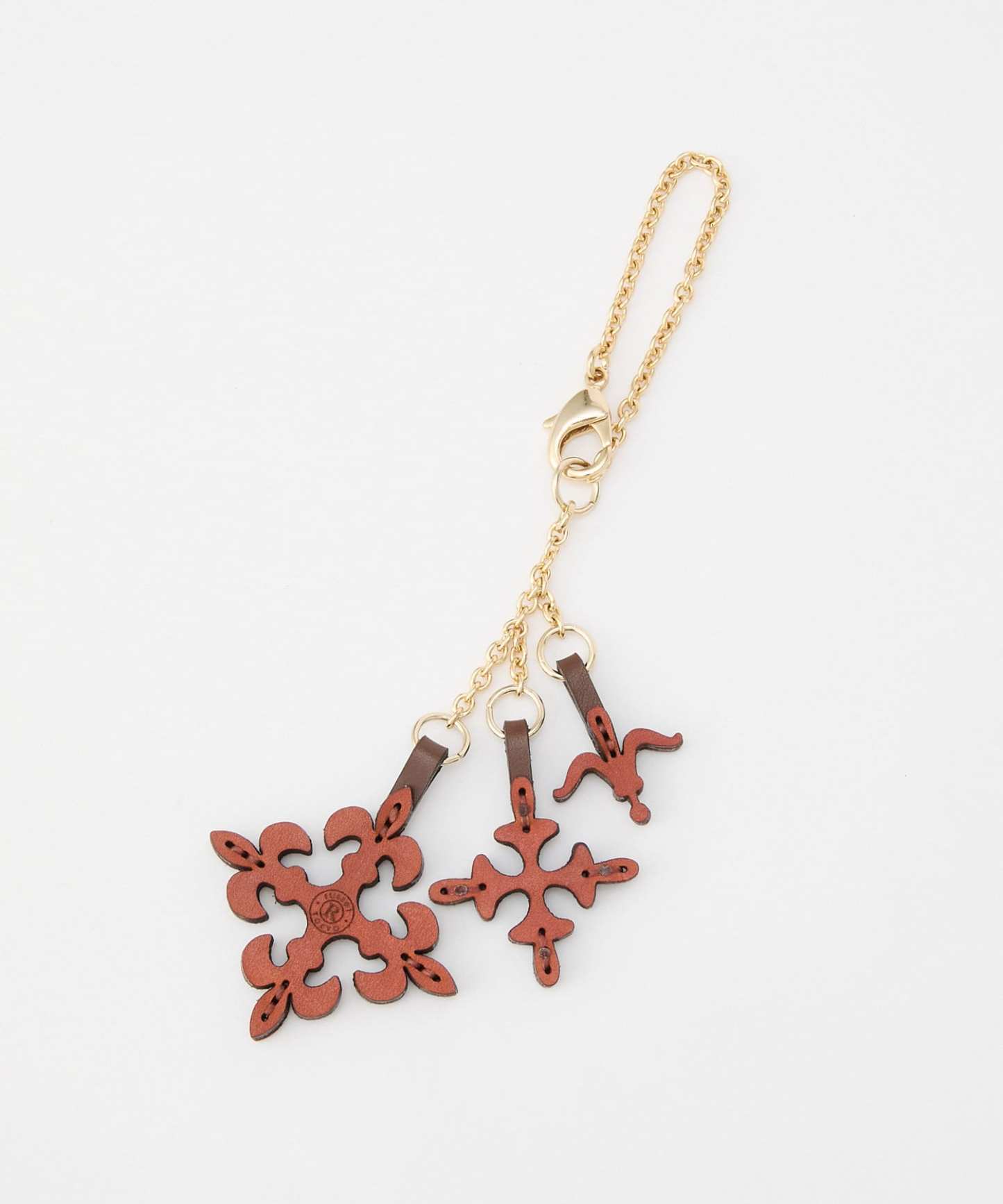 Russet Monogram Triple Charm 