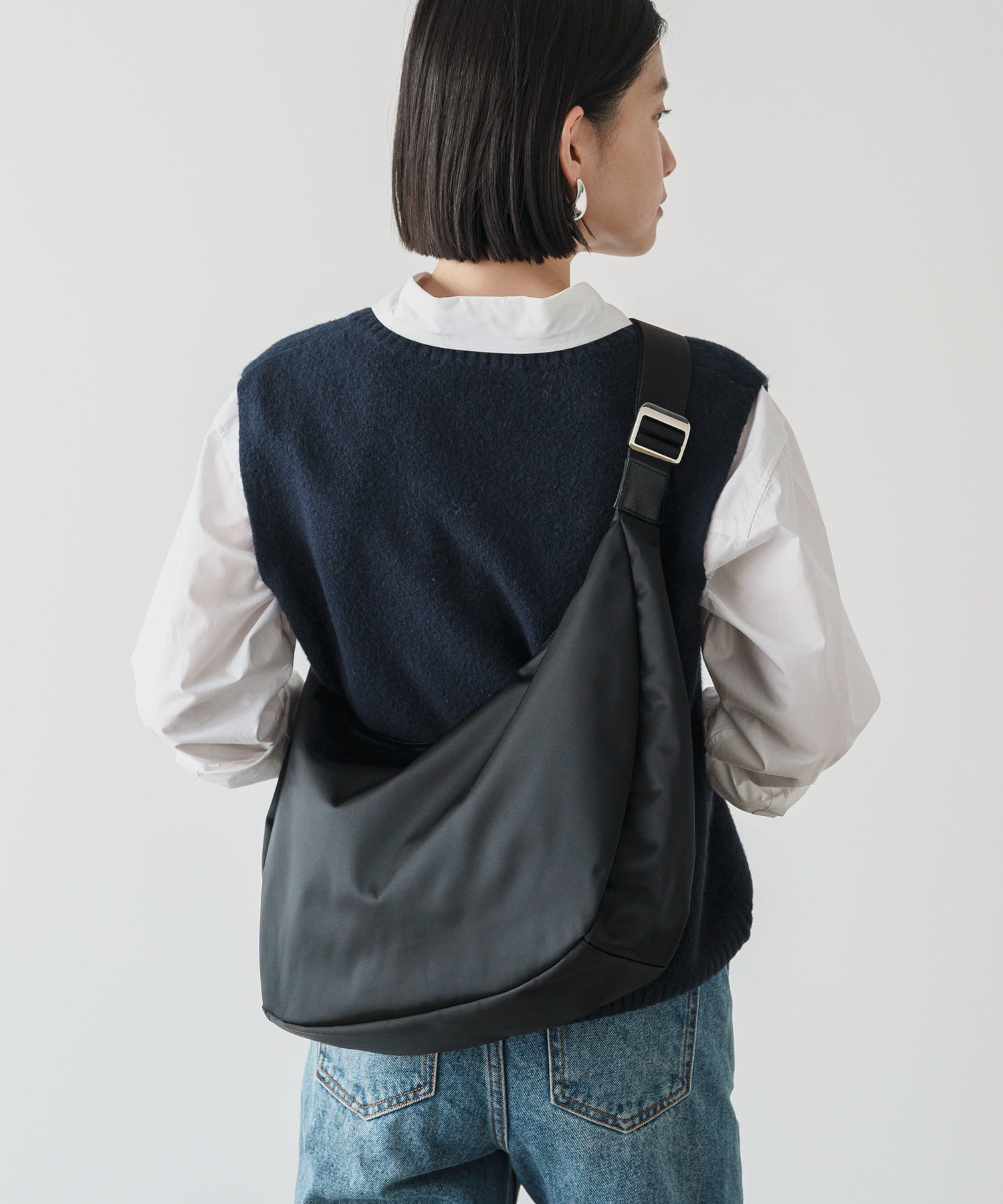 Russet Round Big Shoulder Bag