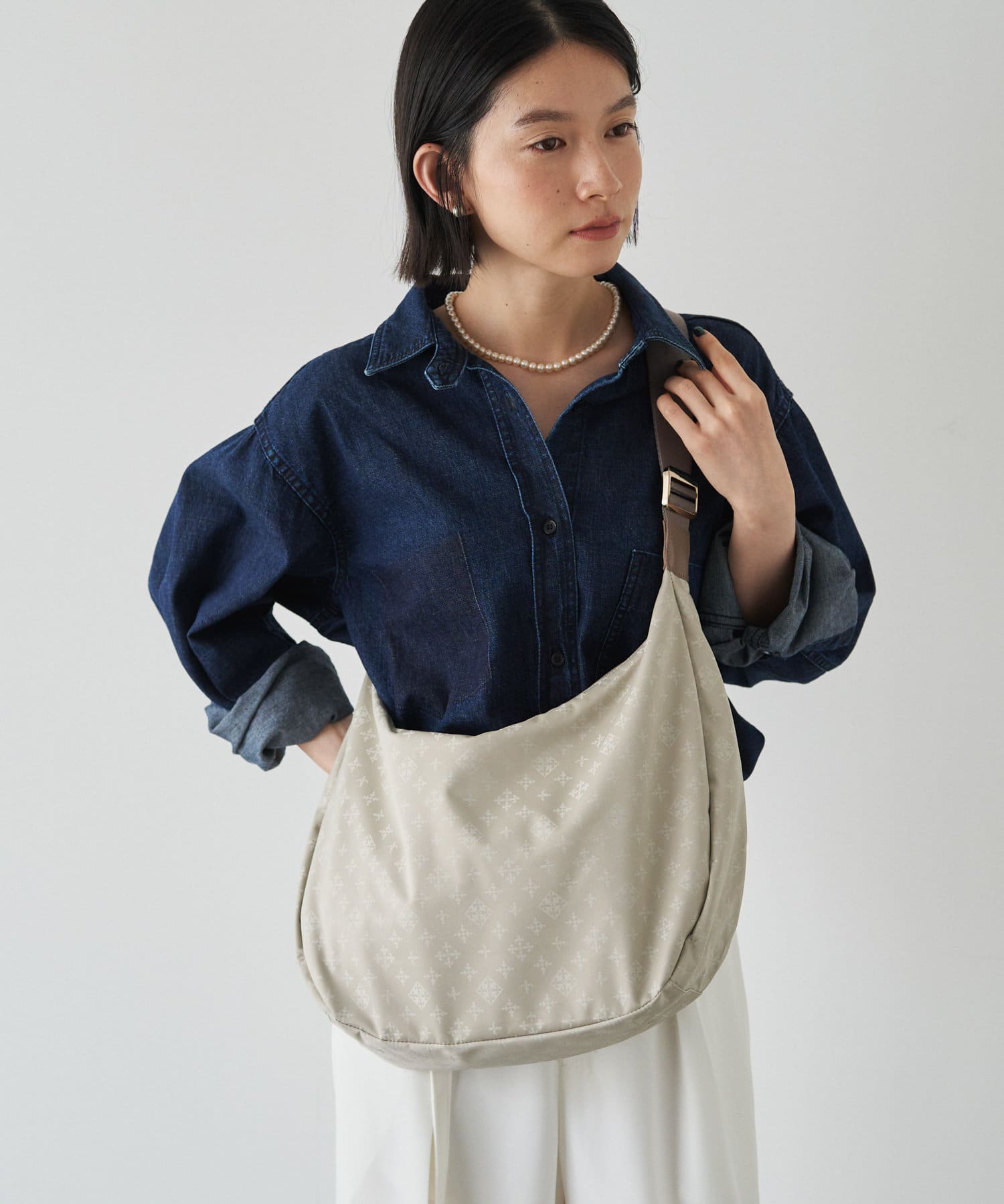 Russet Round Big Shoulder Bag