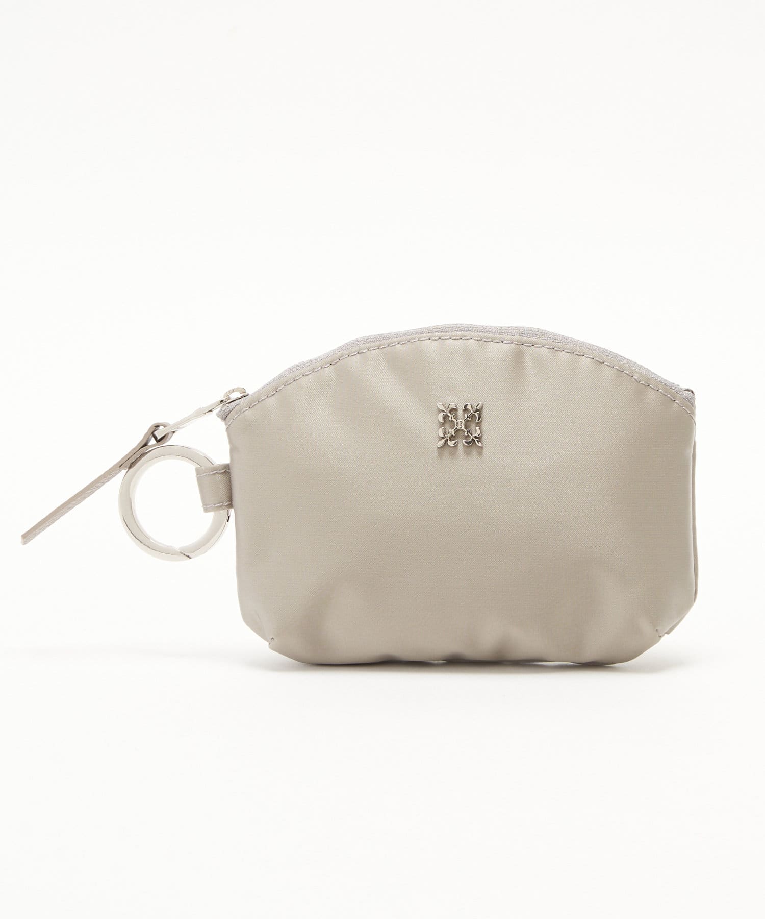Russet Round Flat Pouch with Carabiner