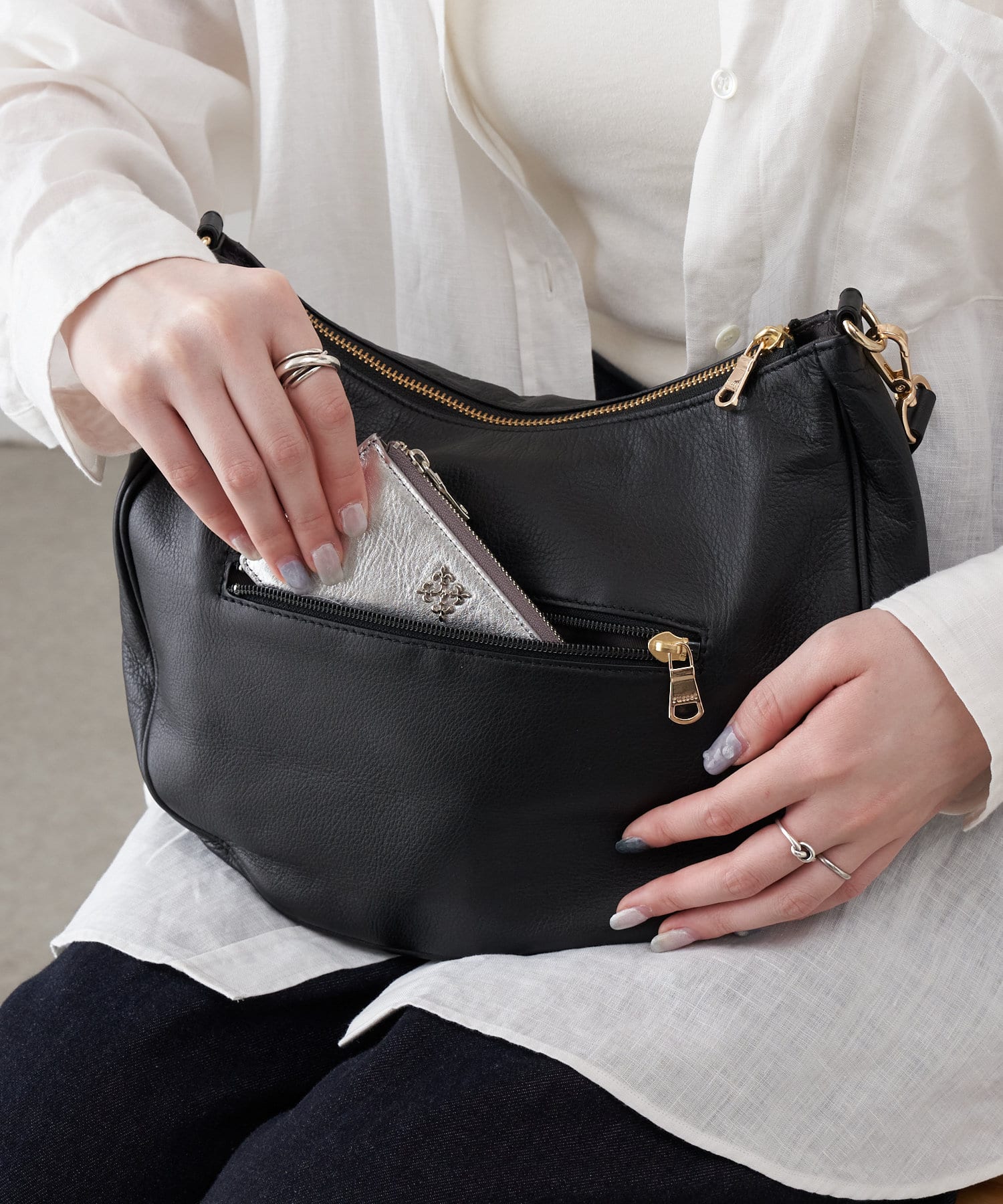 *4-6 WEEKS* (1447)Russet Soft leather 2-way shoulder bag