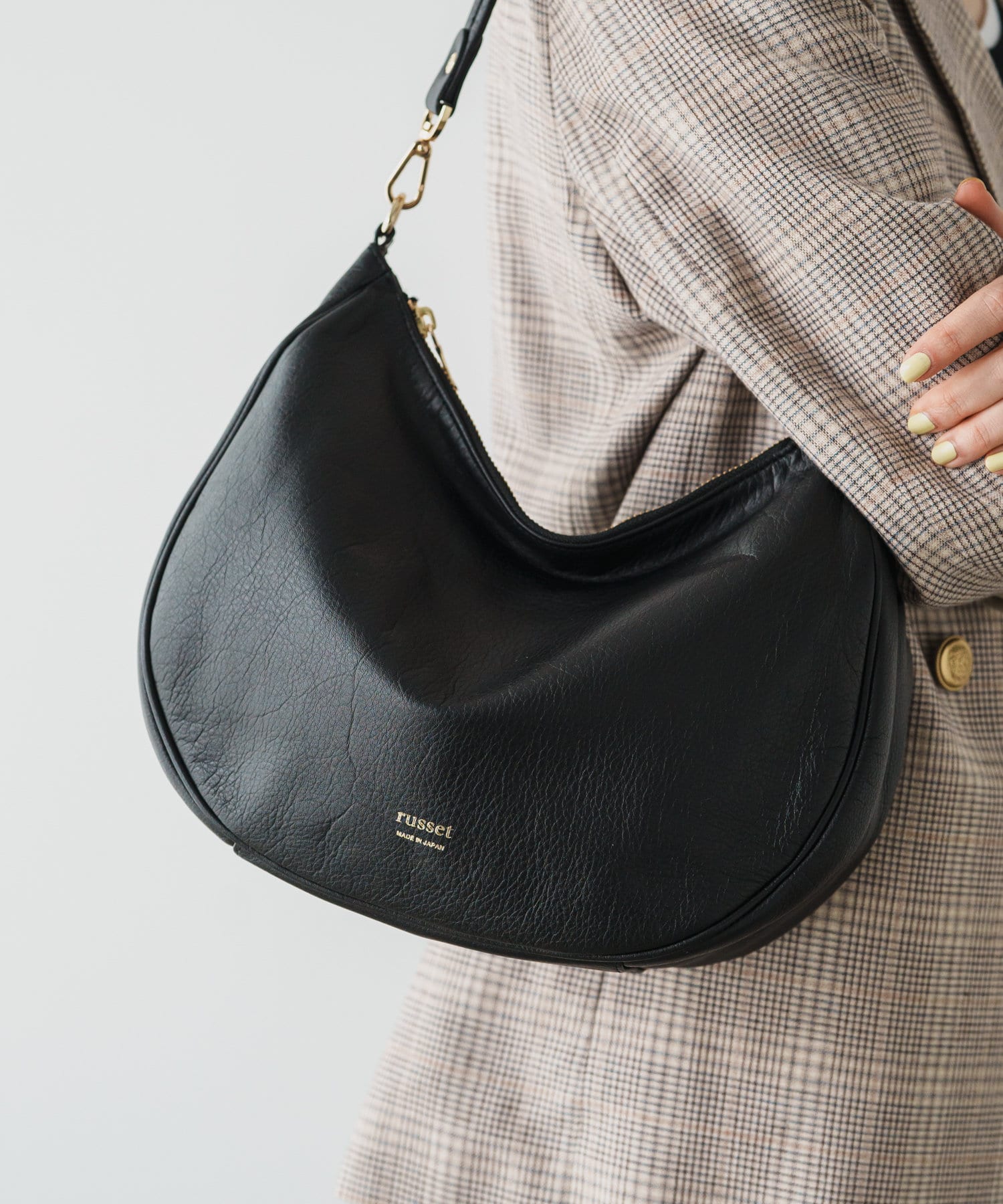 *4-6 WEEKS* (1447)Russet Soft leather 2-way shoulder bag