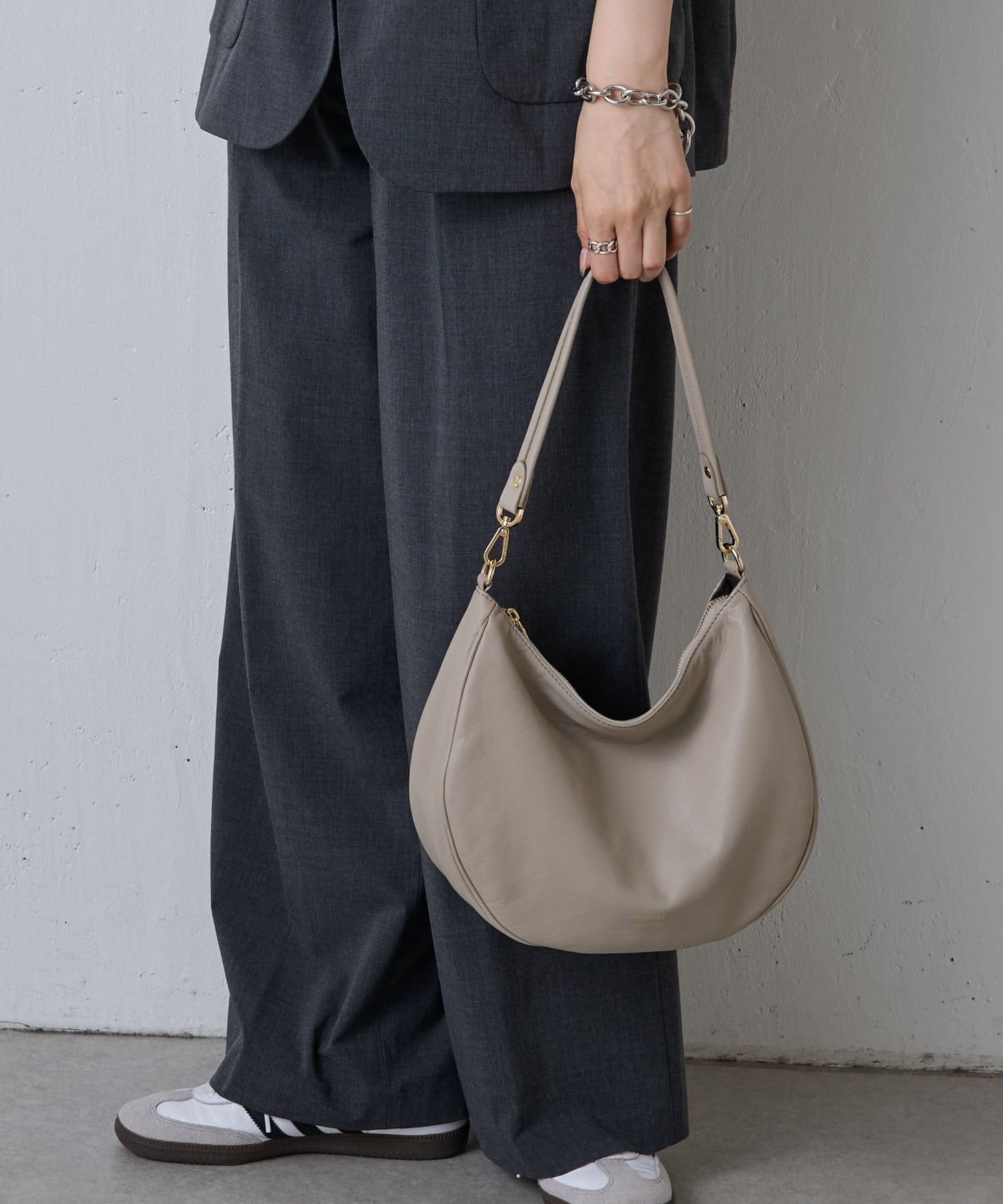 *4-6 WEEKS* (1447)Russet Soft leather 2-way shoulder bag