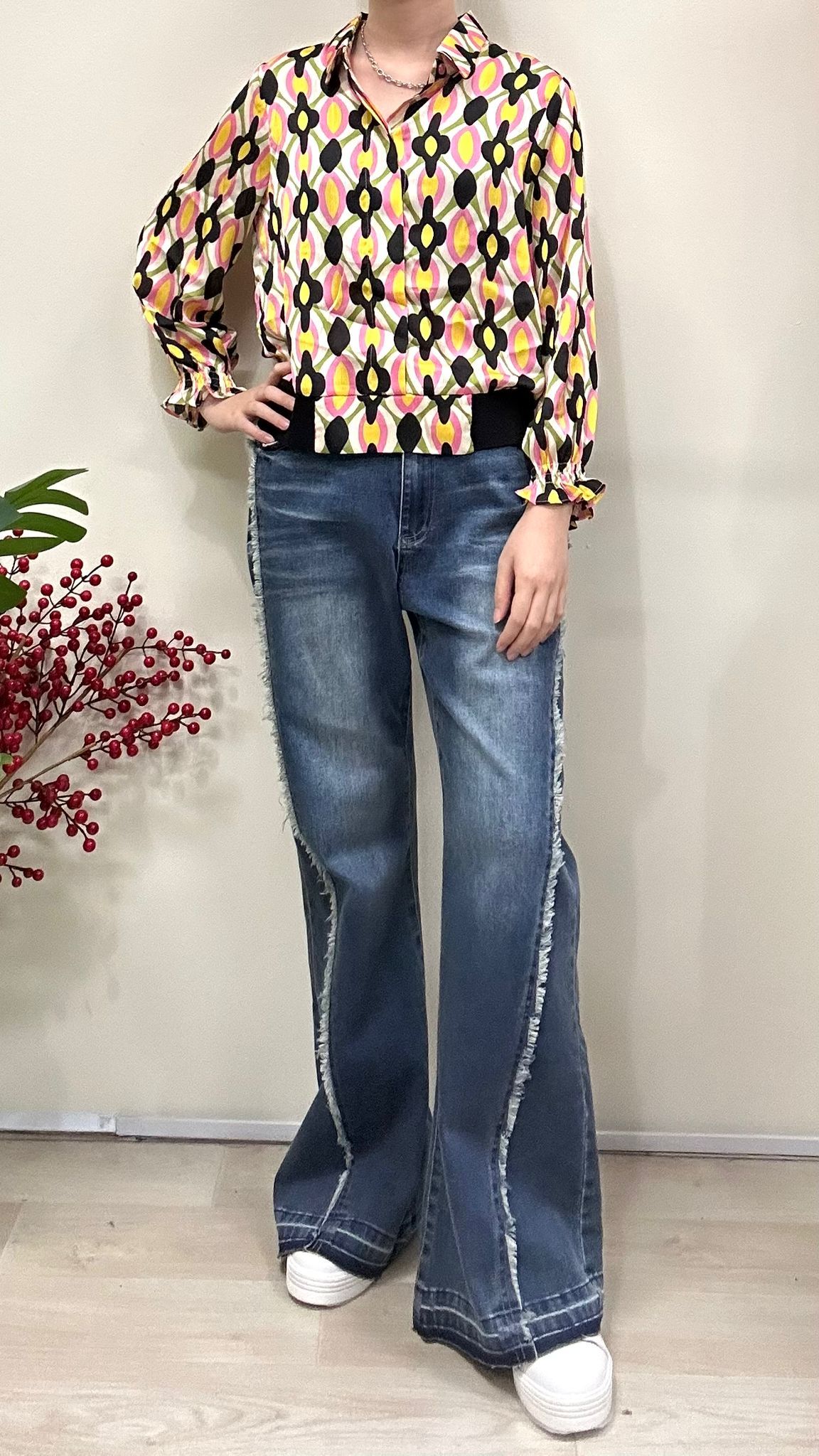 *OFFER* (D4236)Sleeved Top