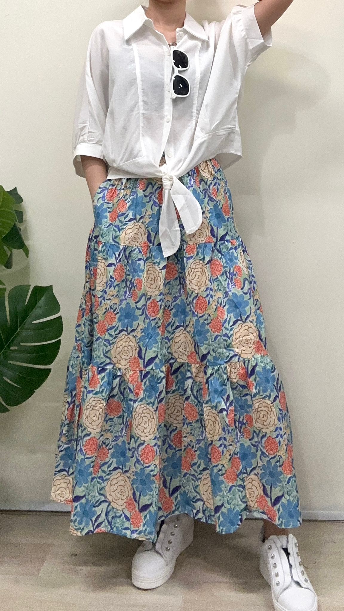 (D2340)Flower Skirt