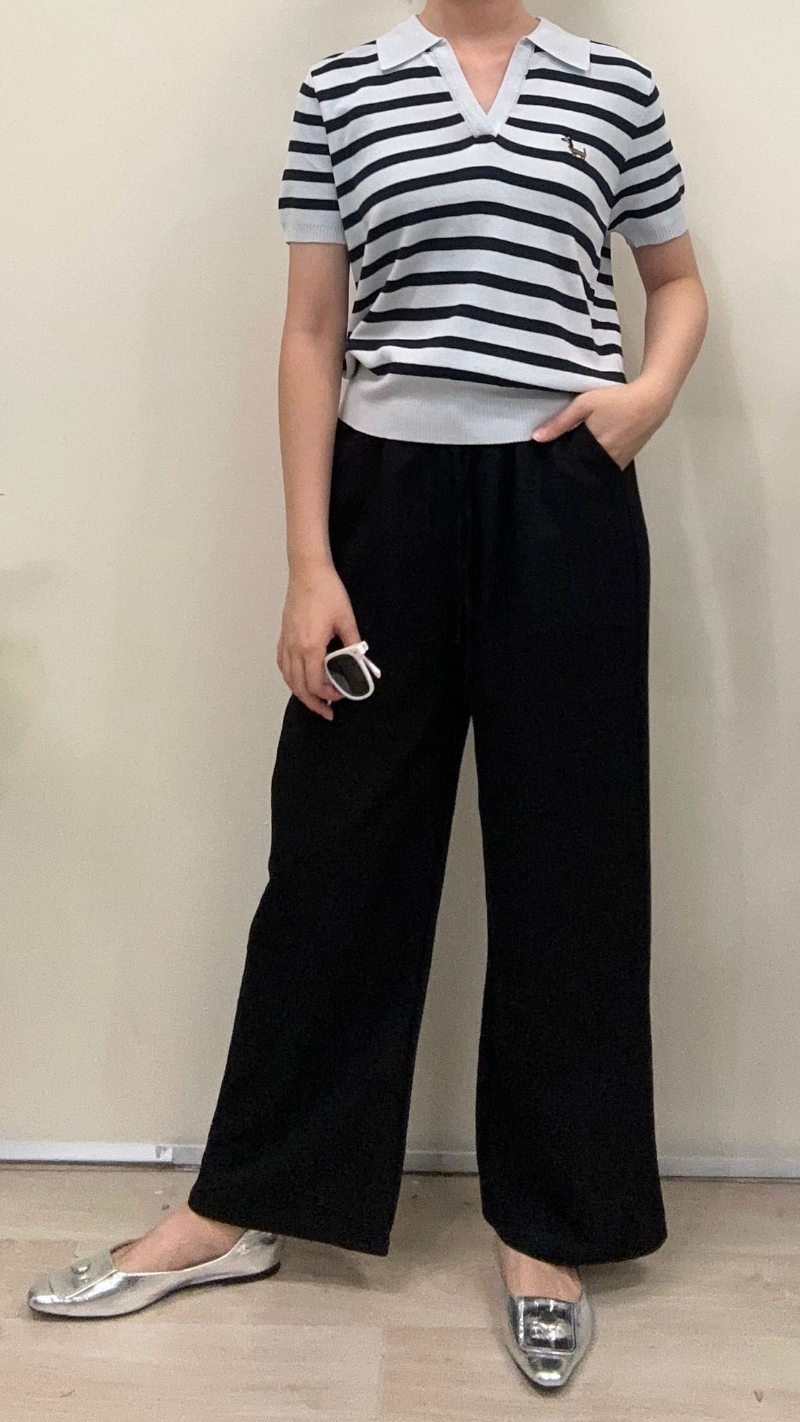 (D4500)Striped Top