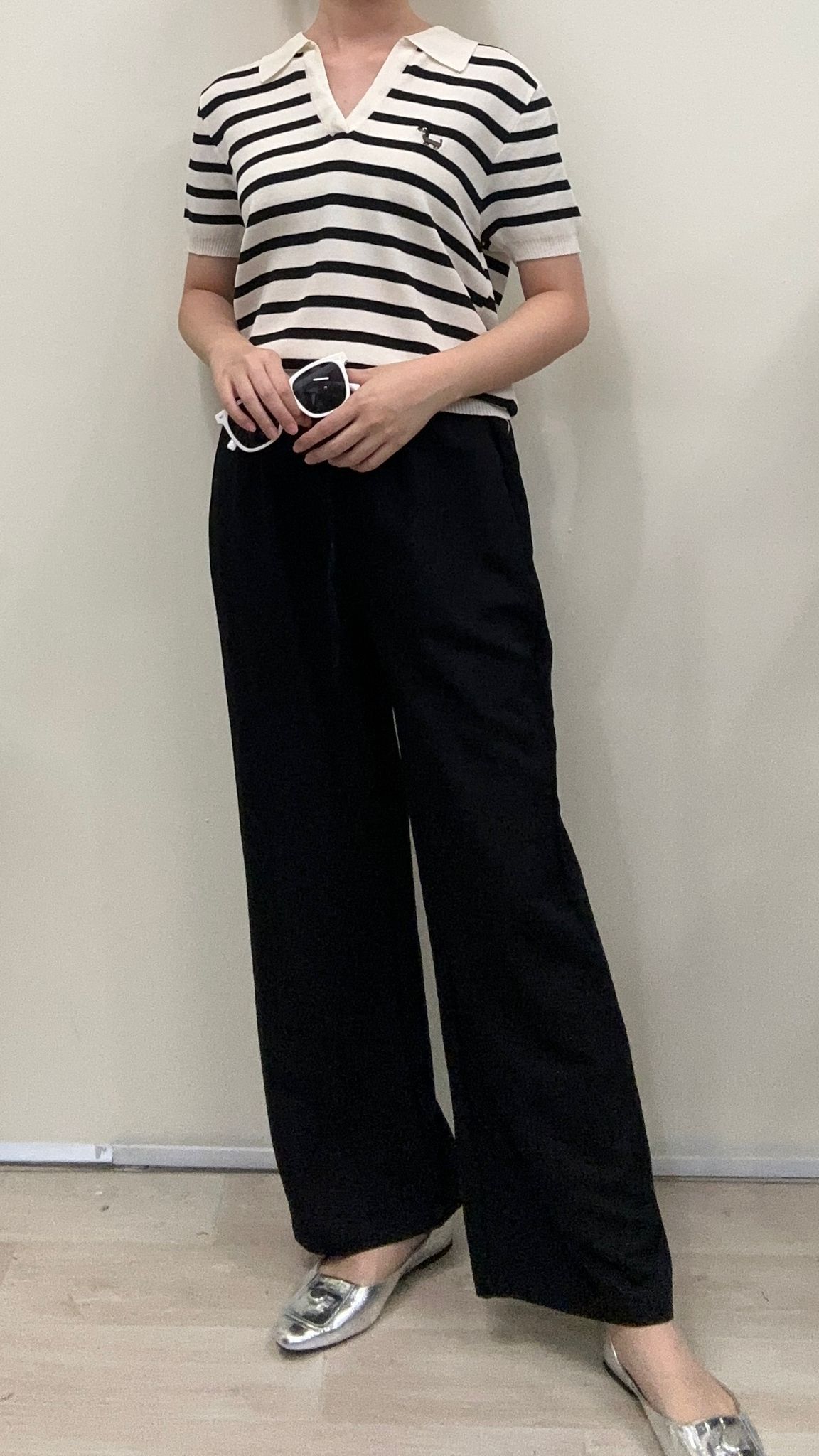 (D4500)Striped Top