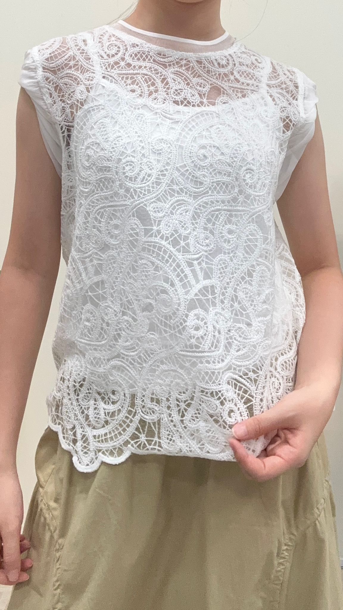 (D4495)Lace Top