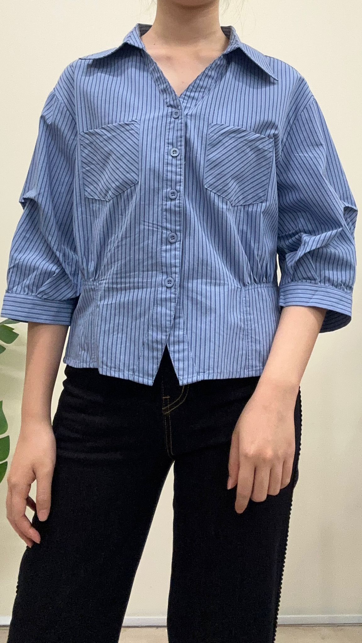 (D4326)Striped Top