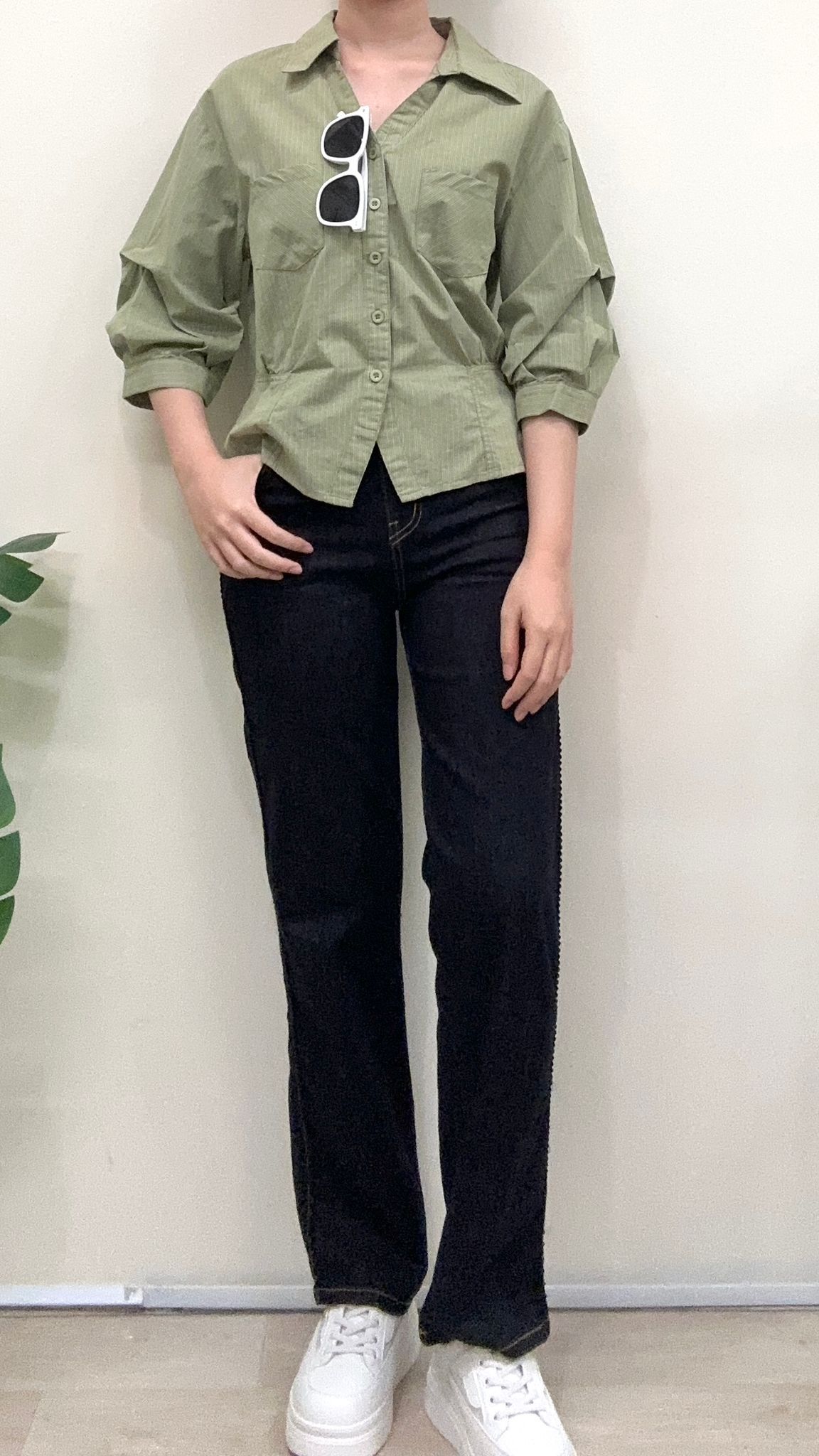 (D4326)Striped Top