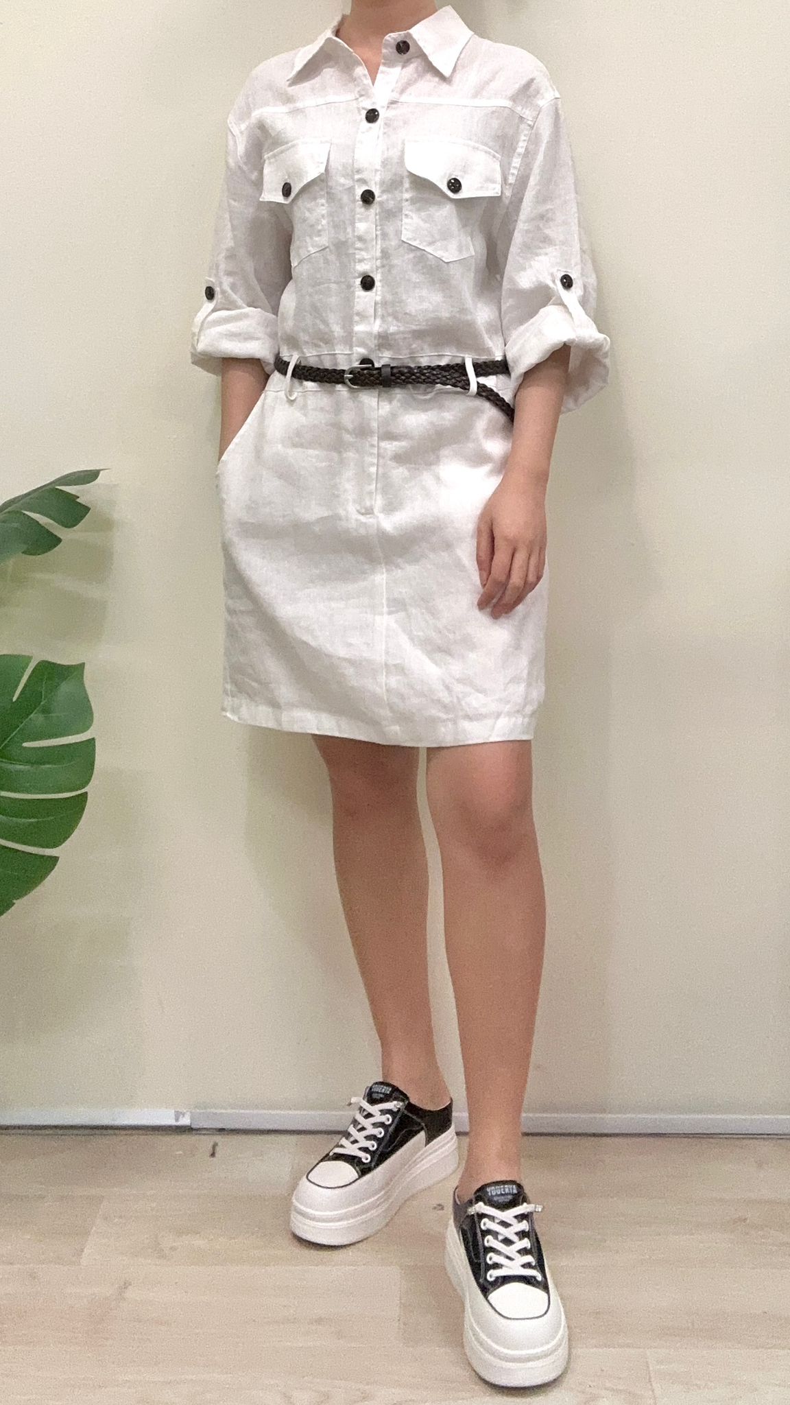 (D603)Linen Dress
