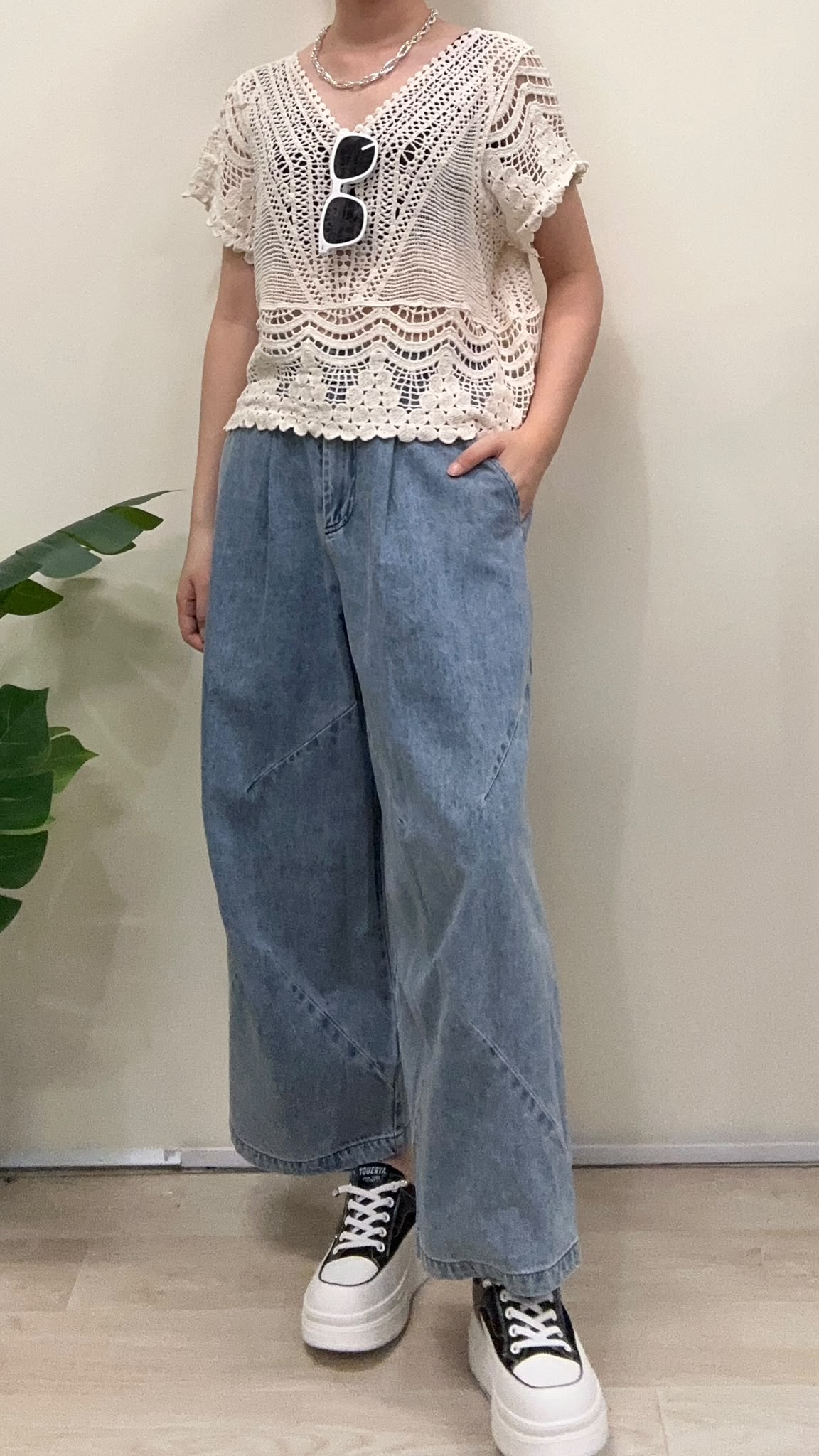 (D4545)Lace Top