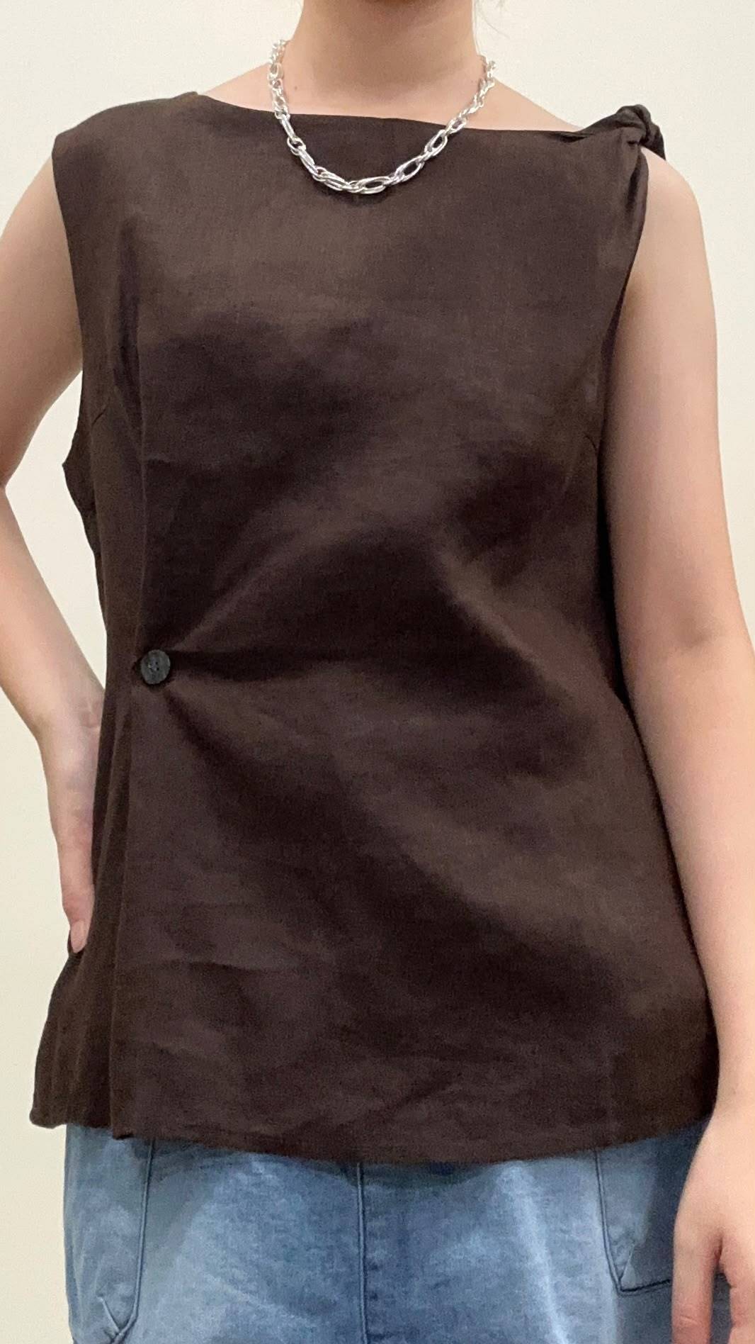 (D4550)Linen Top