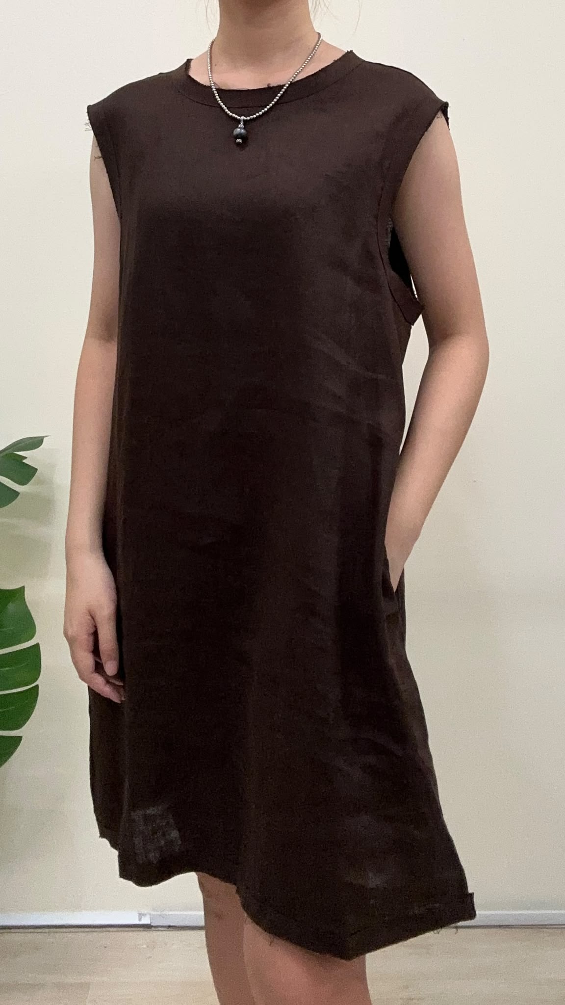 (D613)Linen Dress