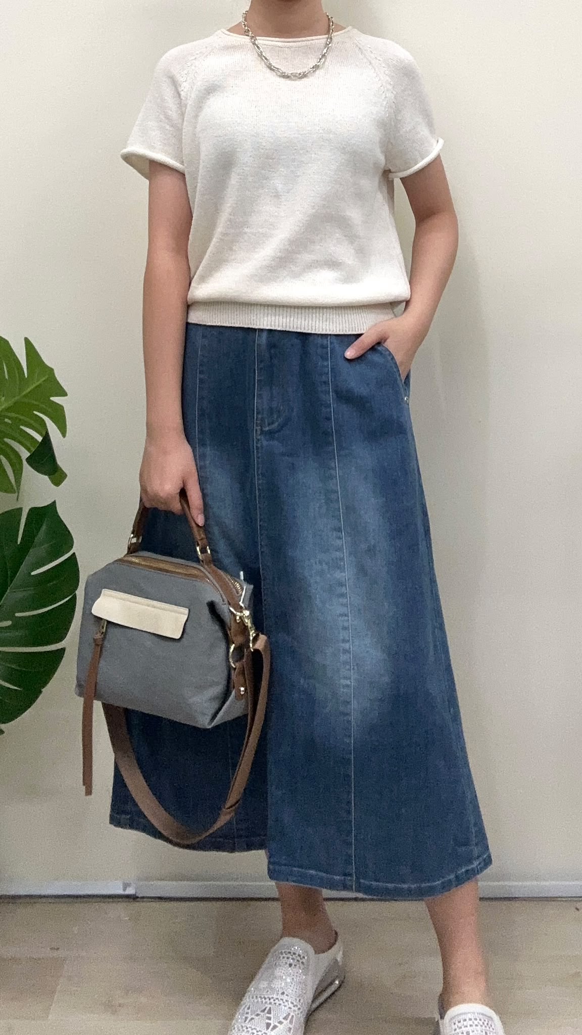 (D4607)Knitted Top