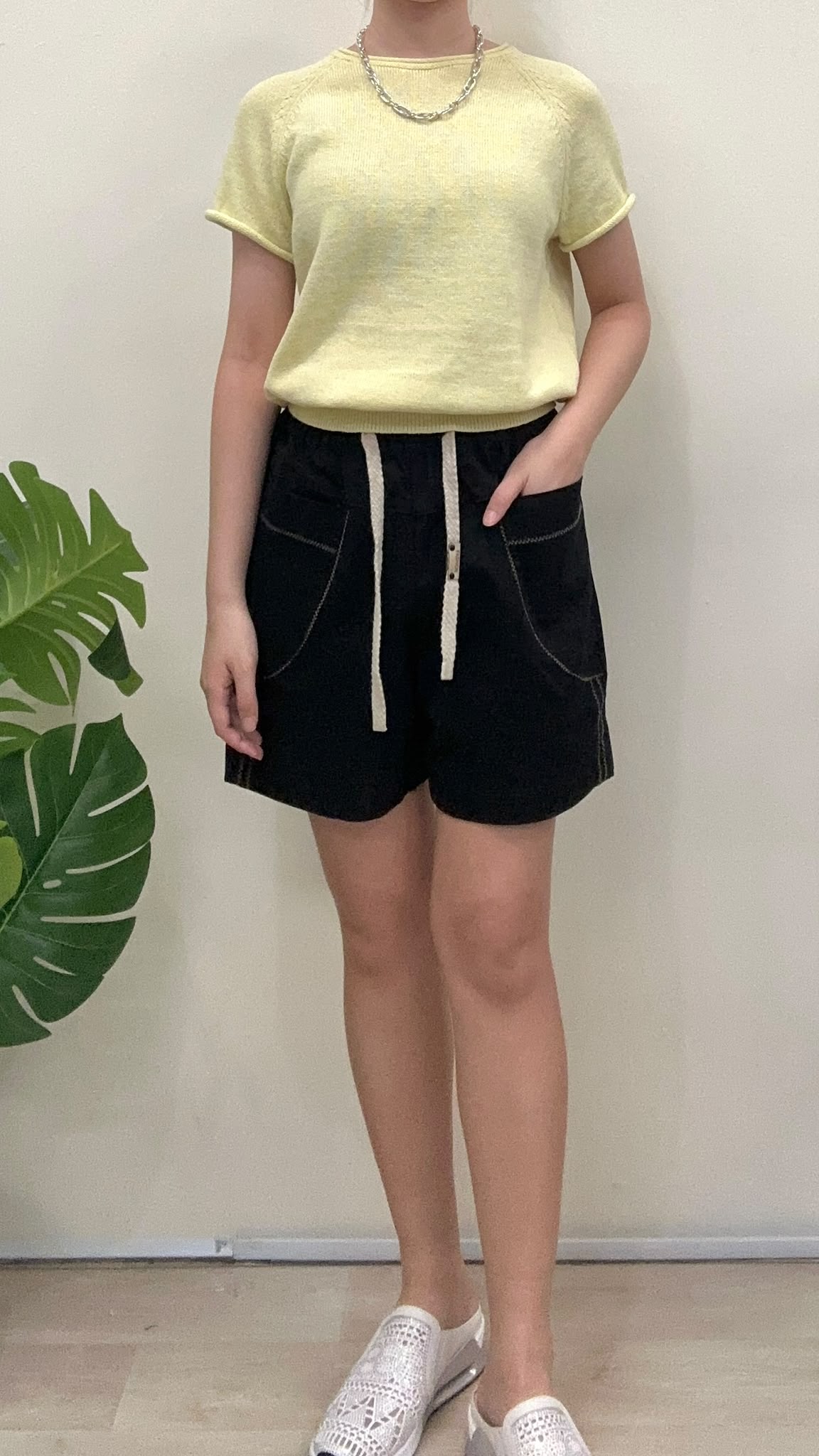 (D4607)Knitted Top