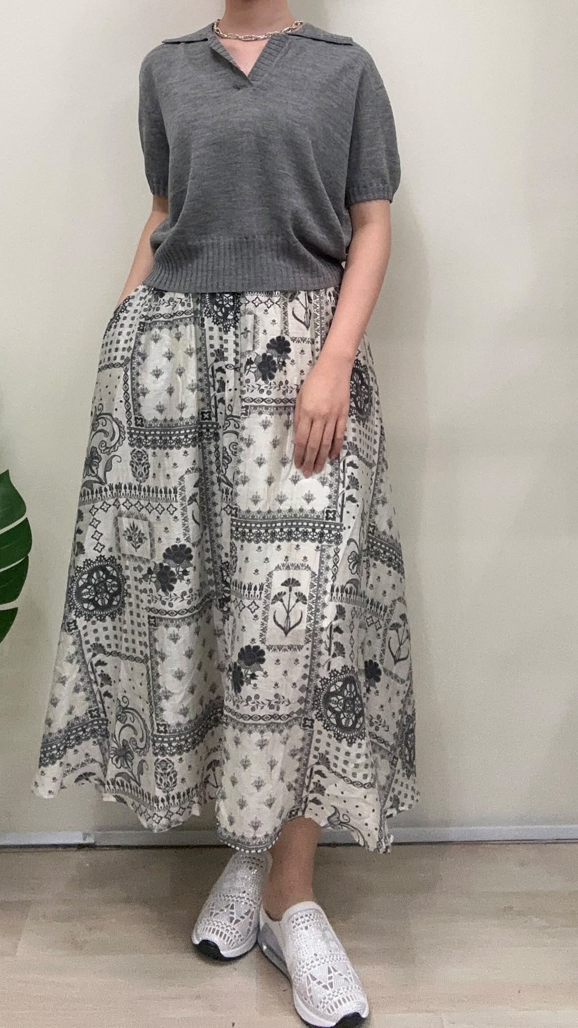 (D4597)Knitted Top