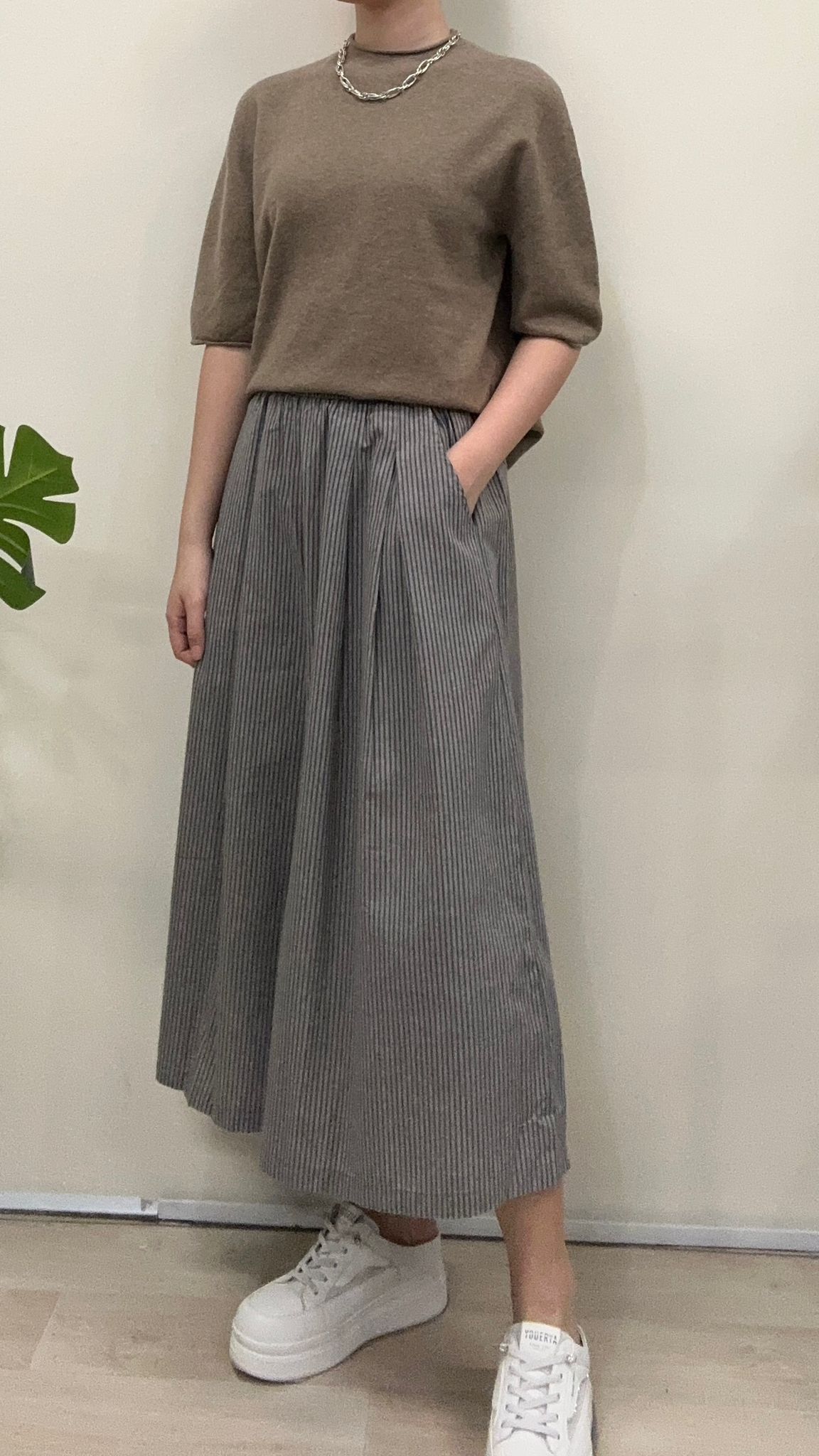 (D4645)Knitted Top