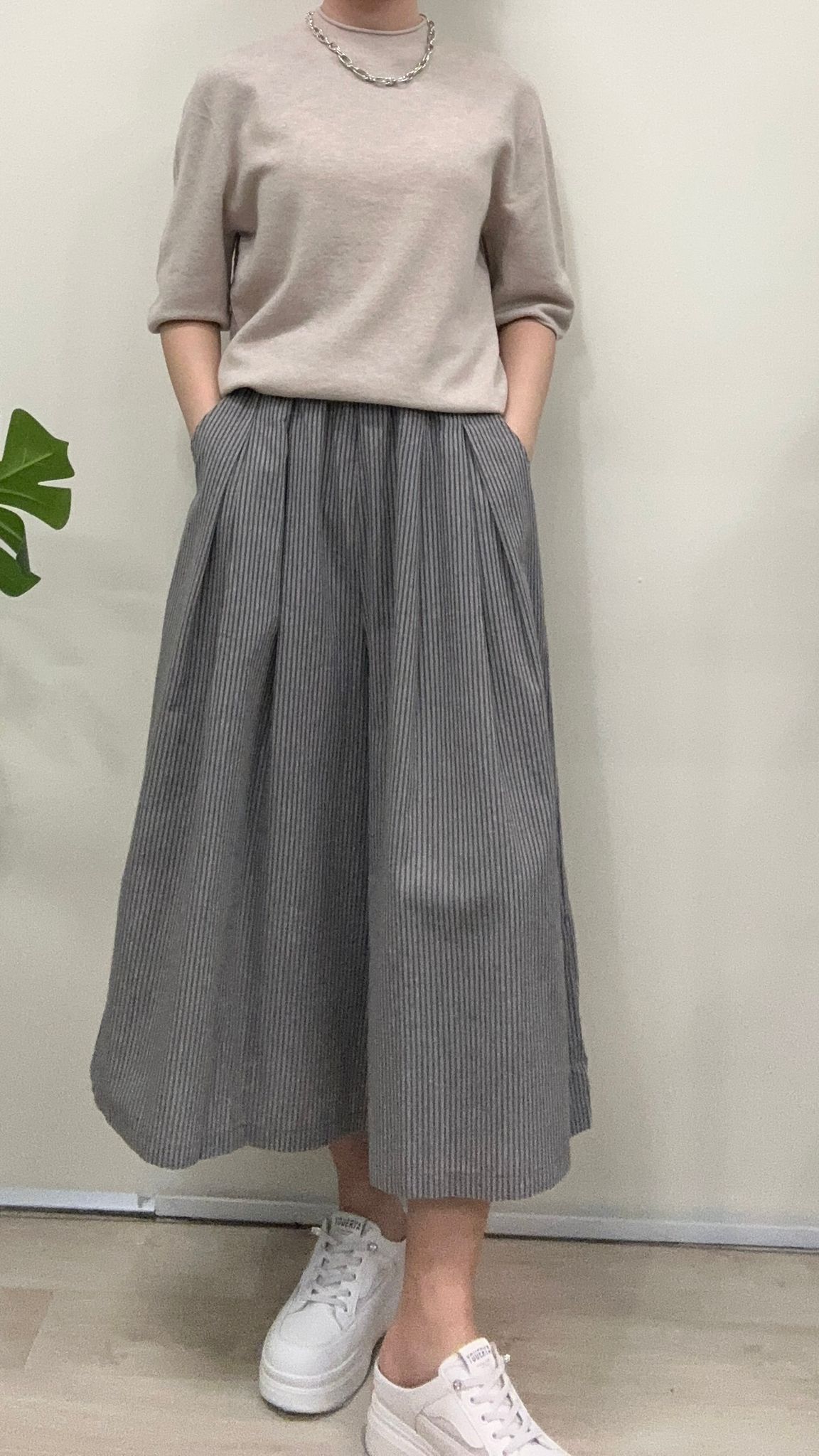 (D4645)Knitted Top