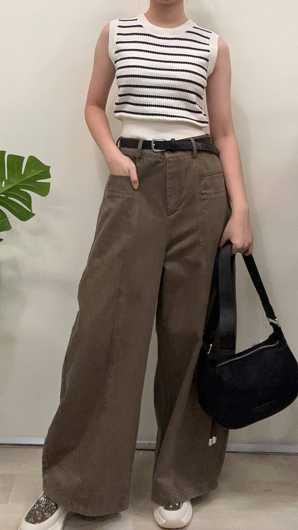 (D4655)Knitted Top
